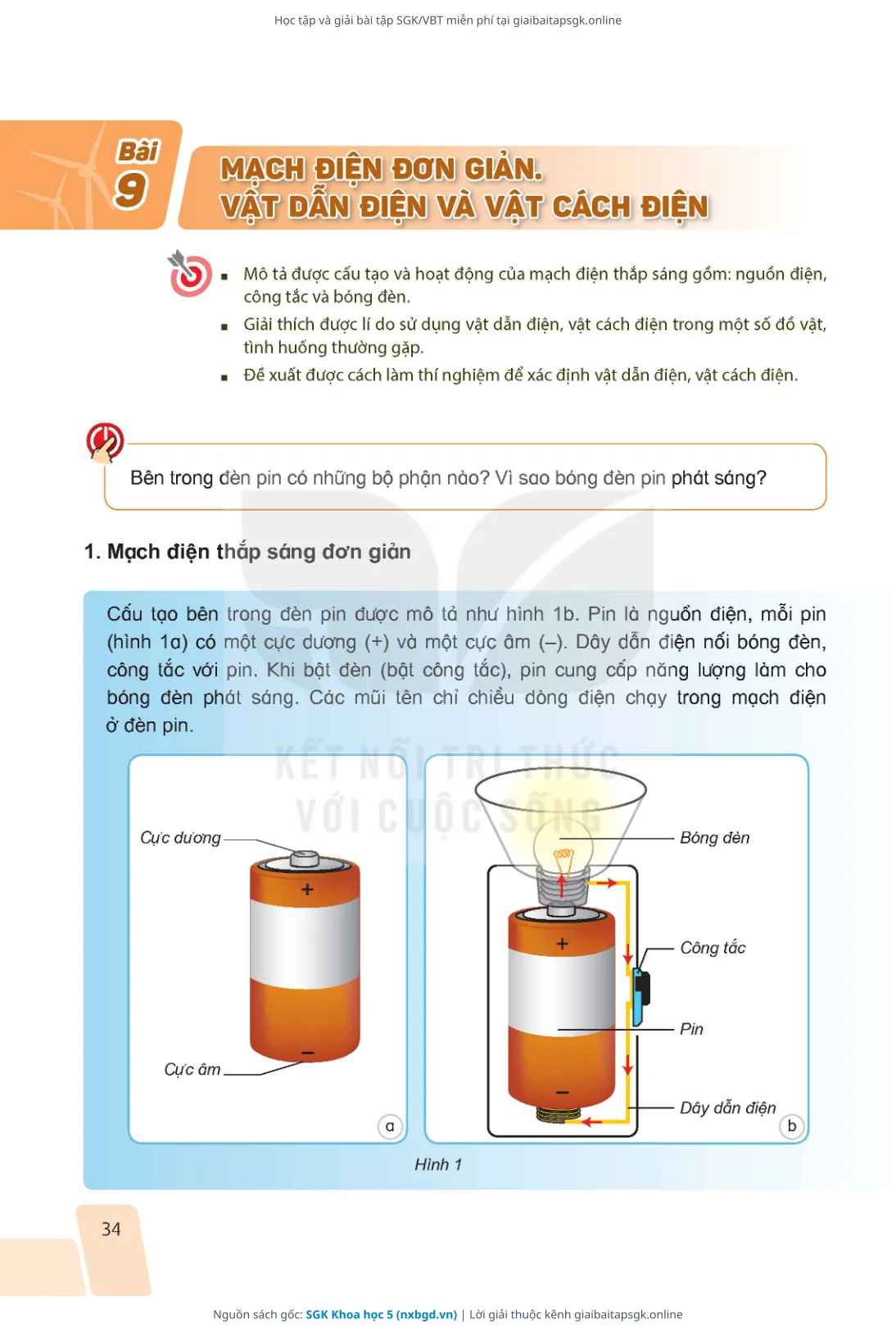 Trang 34 sách giáo khoa SGK Khoa học 5 bản chuẩn