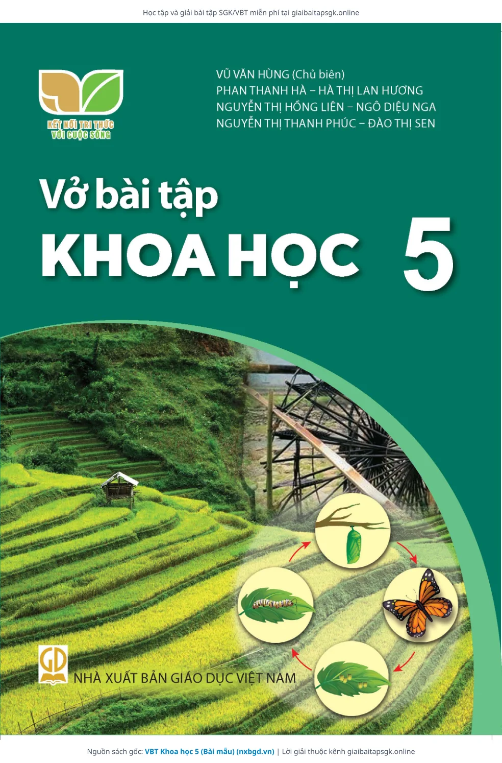 Trang 1 sách giáo khoa VBT Khoa học 5 (Bài mẫu) bản chuẩn
