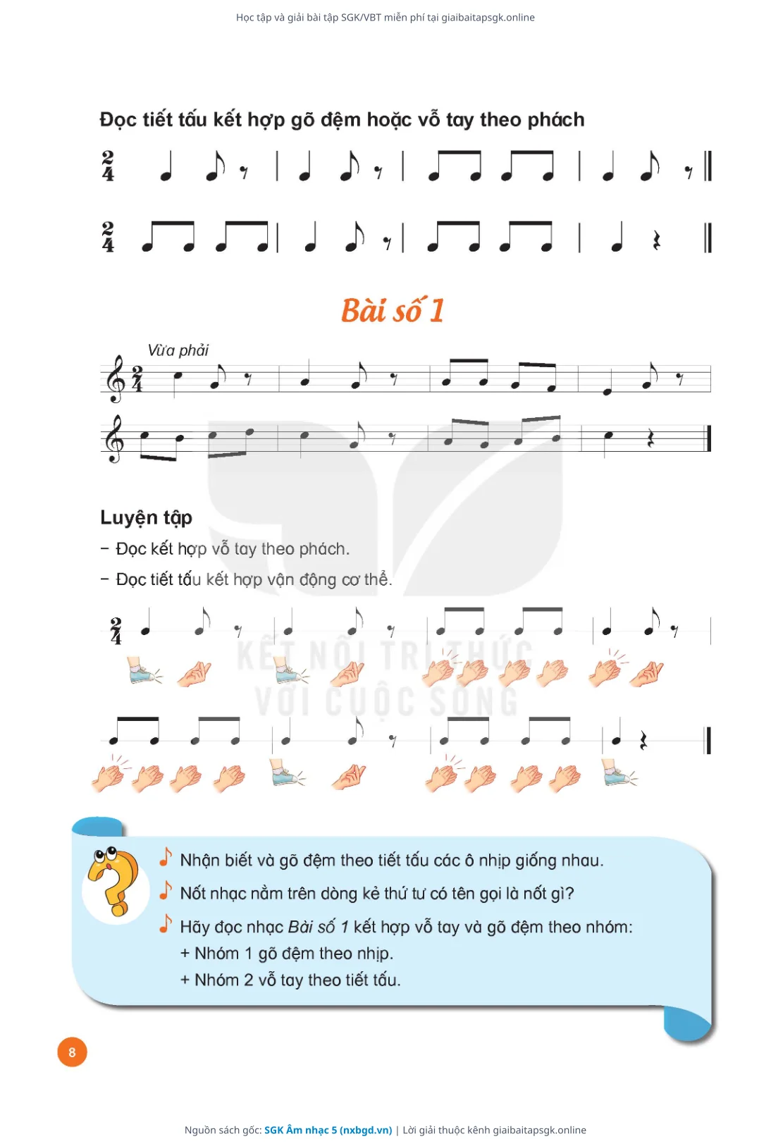 Trang 10 sách giáo khoa SGK Âm nhạc 5 thu nhỏ