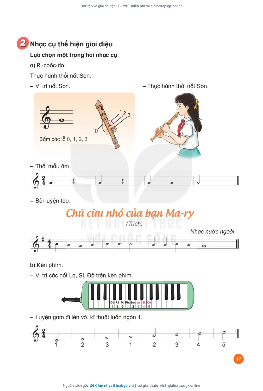 Trang 19 sách giáo khoa SGK Âm nhạc 5 thu nhỏ