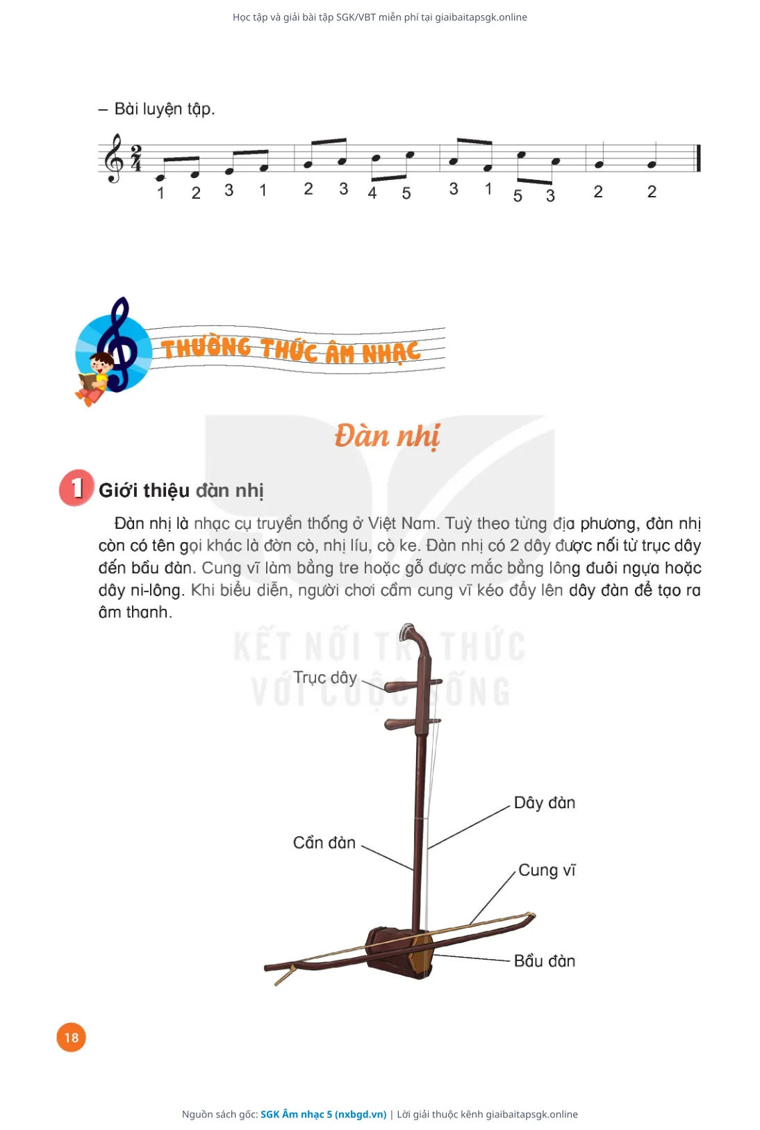 Trang 20 sách giáo khoa SGK Âm nhạc 5 thu nhỏ