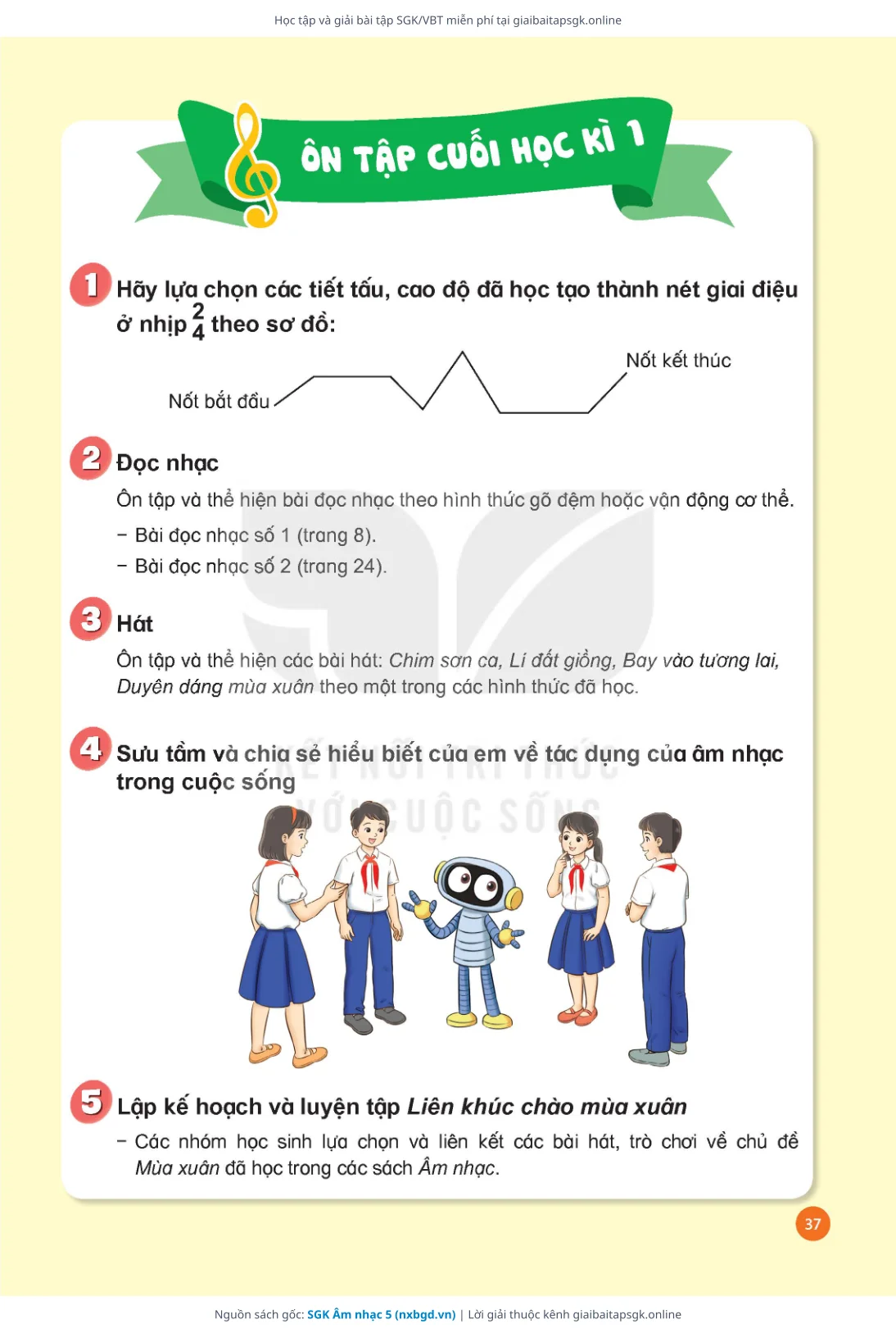 Trang 39 sách giáo khoa SGK Âm nhạc 5 thu nhỏ
