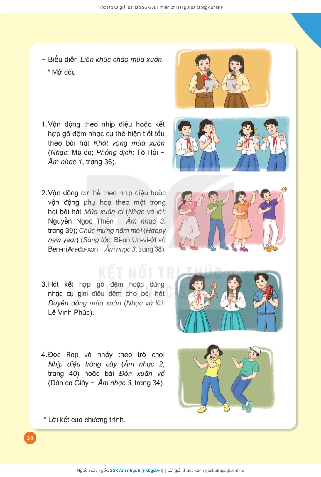 Trang 40 sách giáo khoa SGK Âm nhạc 5 thu nhỏ