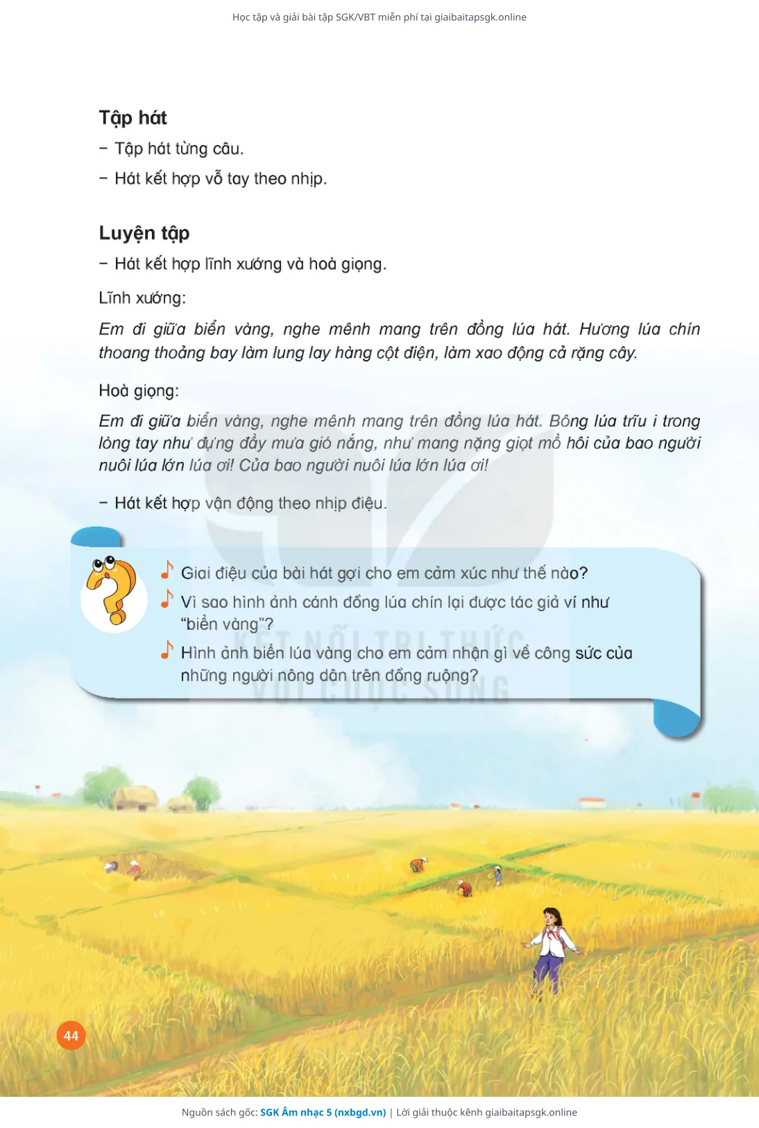 Trang 46 sách giáo khoa SGK Âm nhạc 5 thu nhỏ