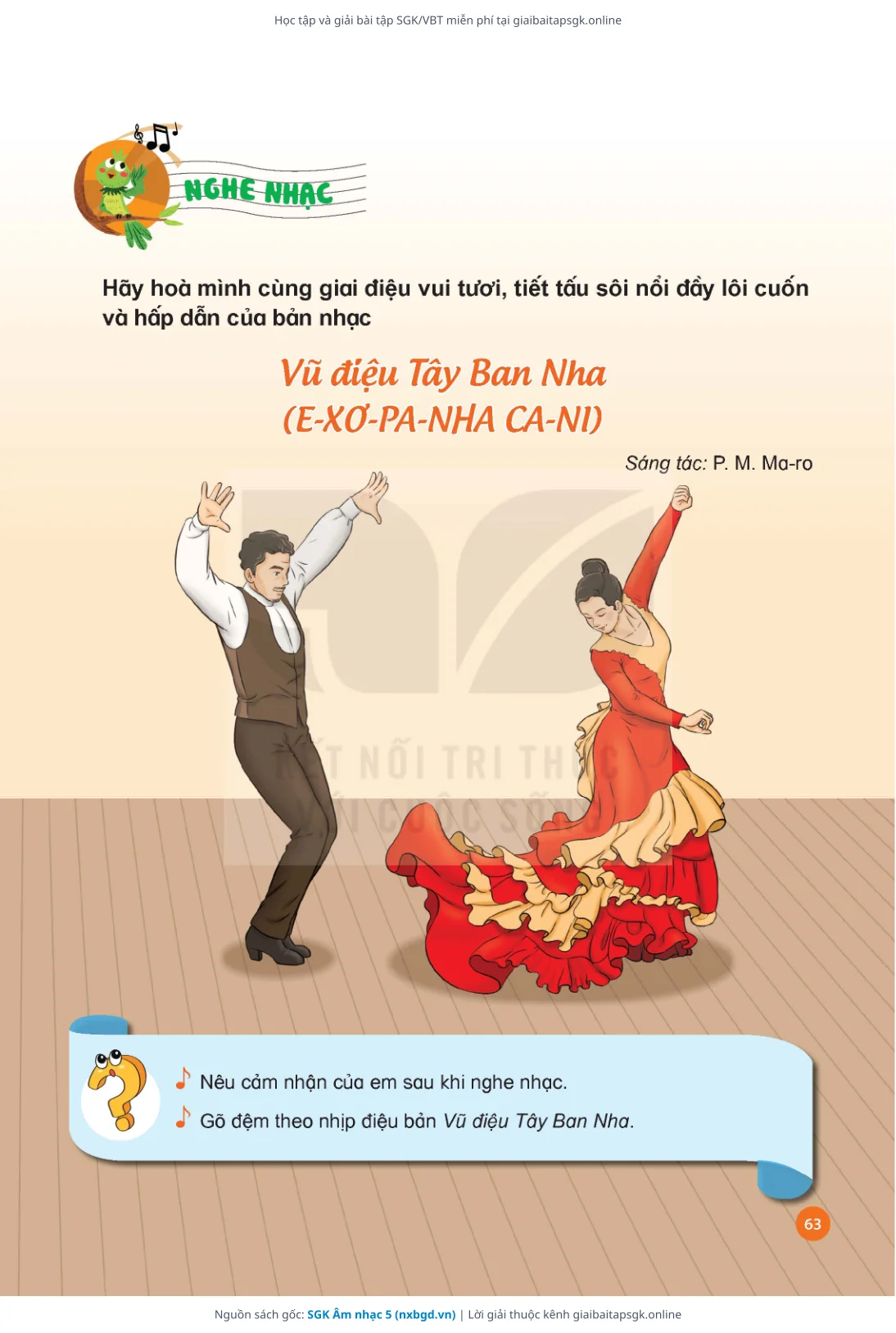 Trang 65 sách giáo khoa SGK Âm nhạc 5 thu nhỏ