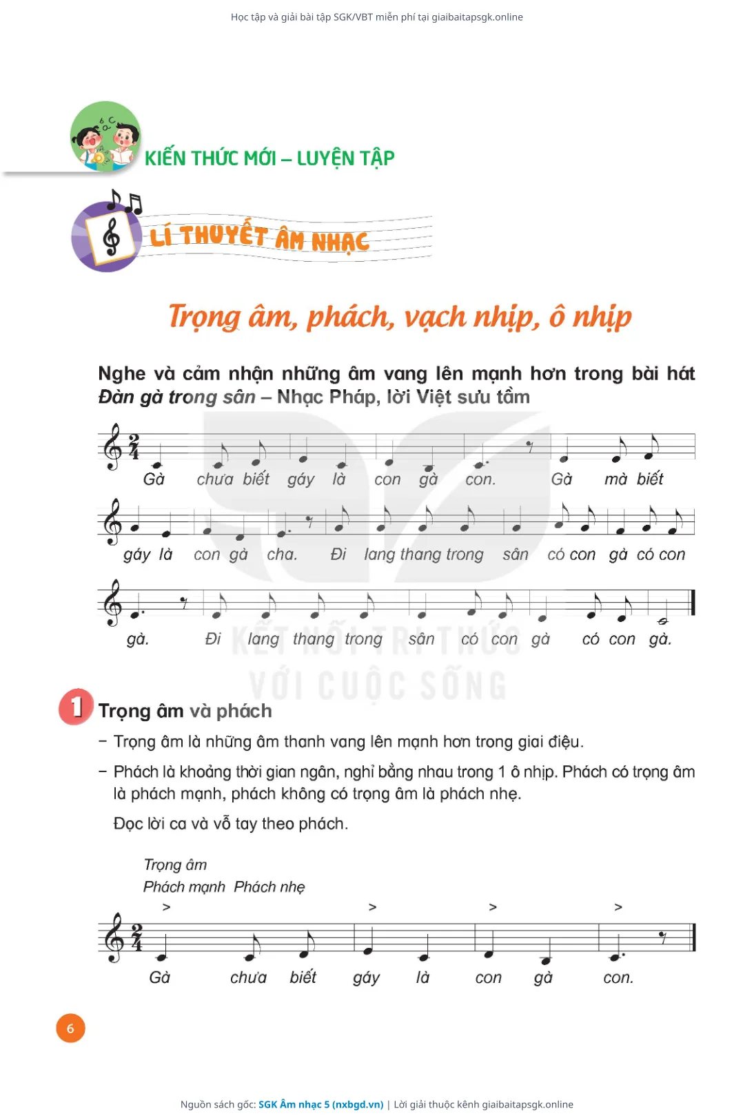 Trang 8 sách giáo khoa SGK Âm nhạc 5 thu nhỏ