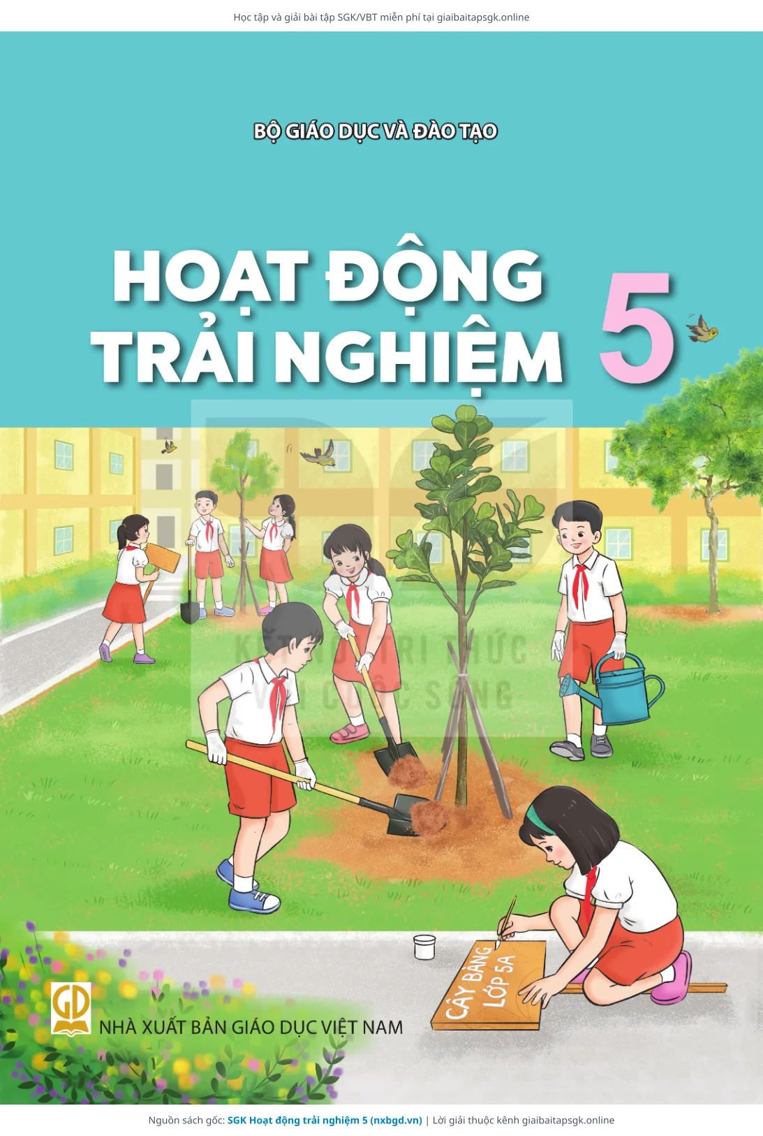 Bìa môn SGK Hoạt động trải nghiệm 5