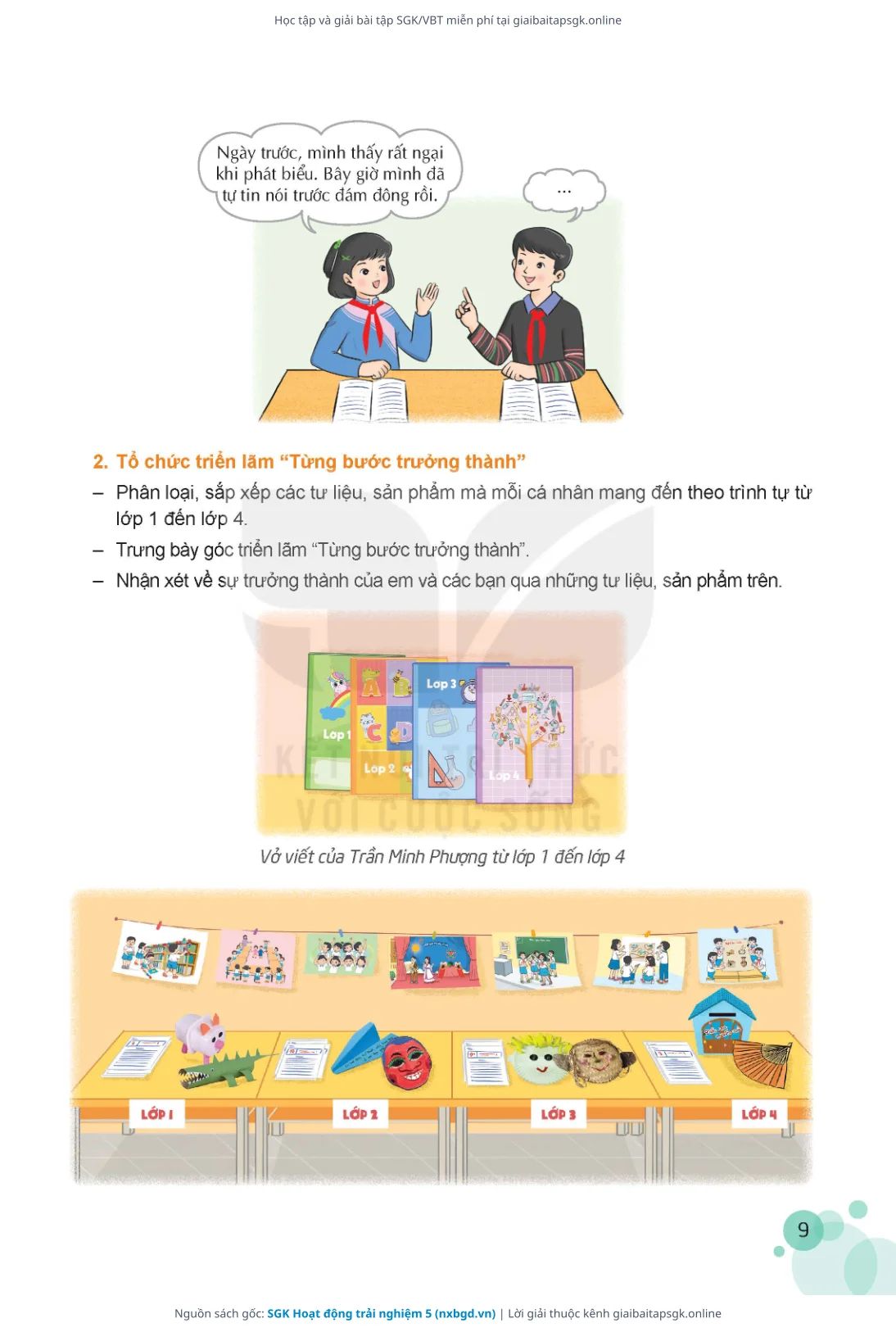 Trang 10 sách giáo khoa SGK Hoạt động trải nghiệm 5 thu nhỏ