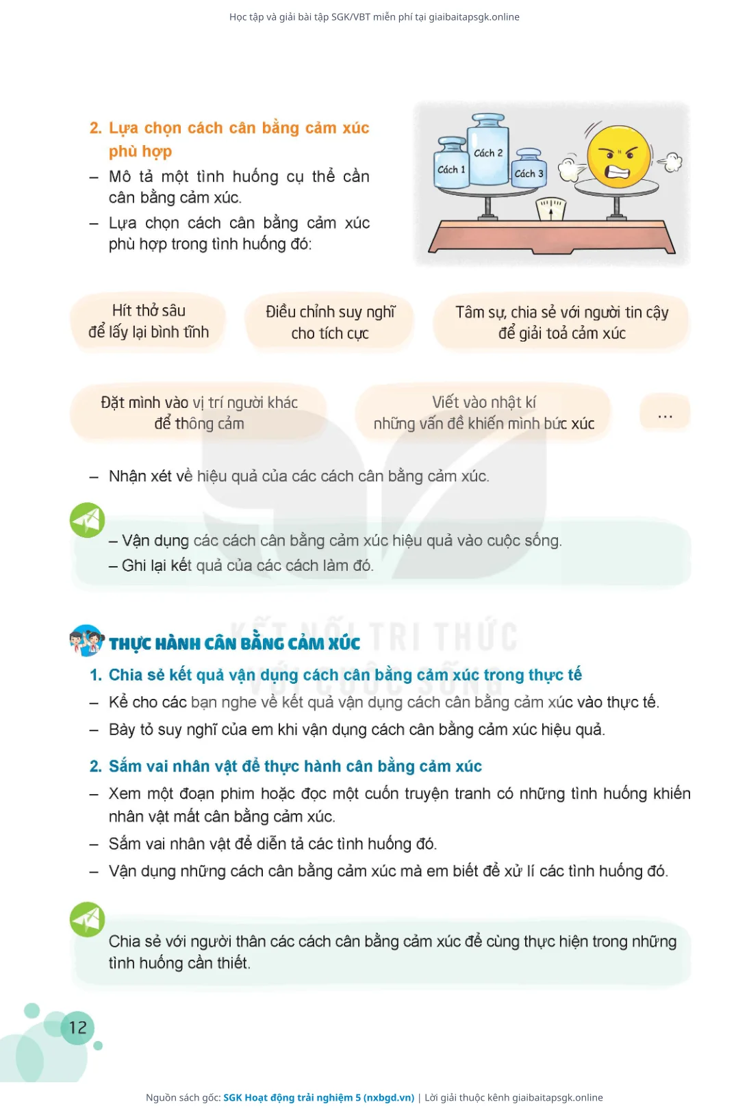 Trang 13 sách giáo khoa SGK Hoạt động trải nghiệm 5 bản chuẩn
