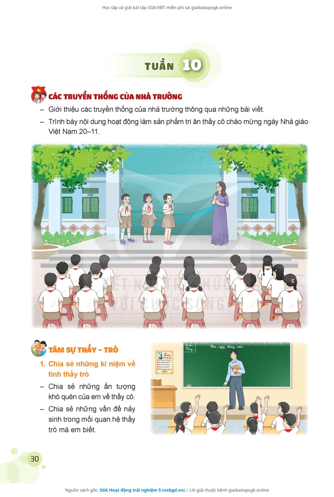 Trang 31 sách giáo khoa SGK Hoạt động trải nghiệm 5 thu nhỏ
