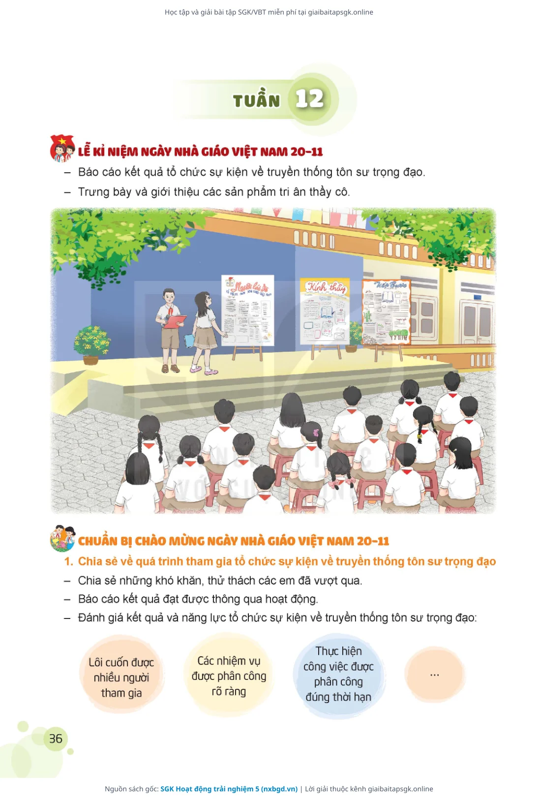 Trang 37 sách giáo khoa SGK Hoạt động trải nghiệm 5 thu nhỏ