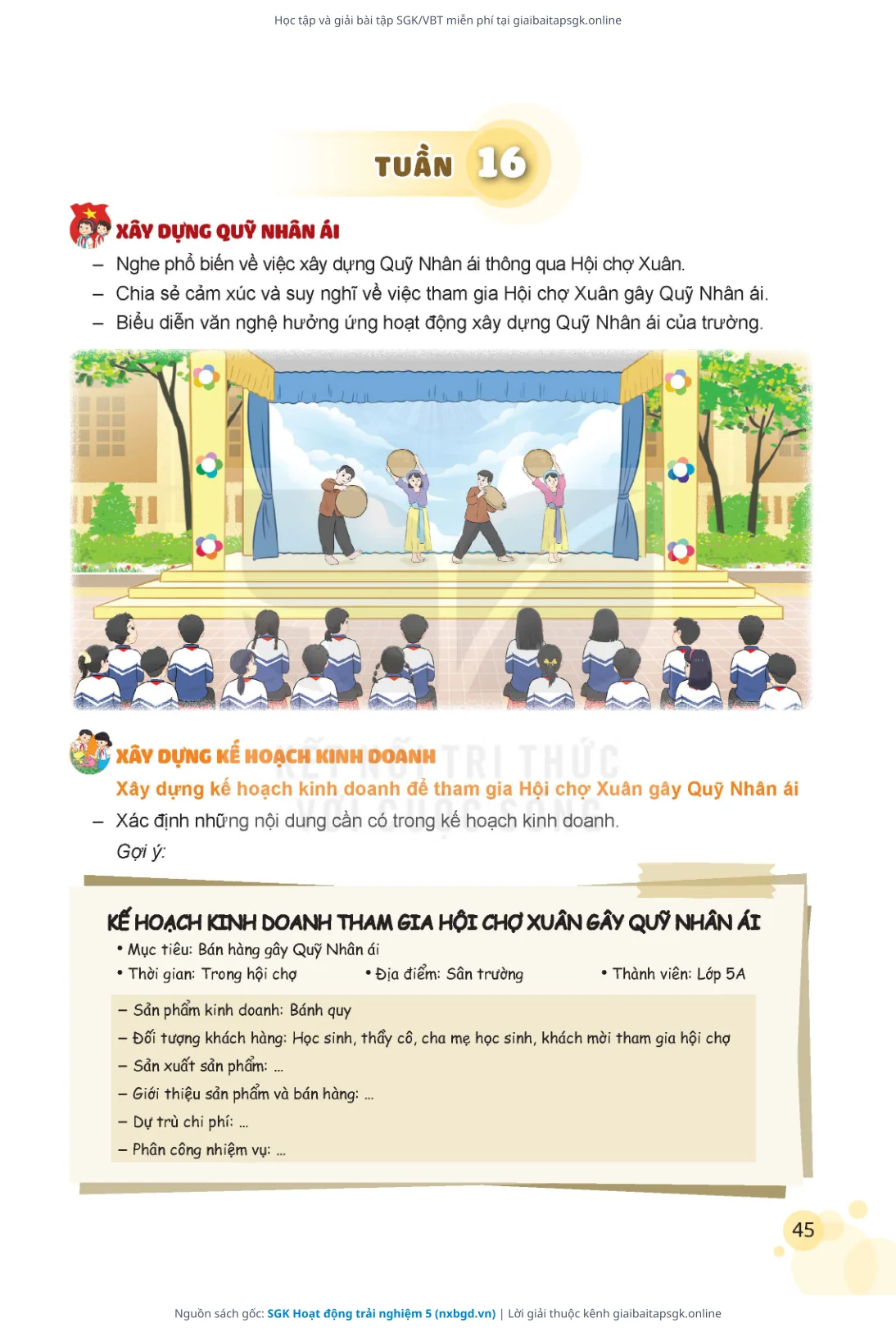Trang 46 sách giáo khoa SGK Hoạt động trải nghiệm 5 thu nhỏ