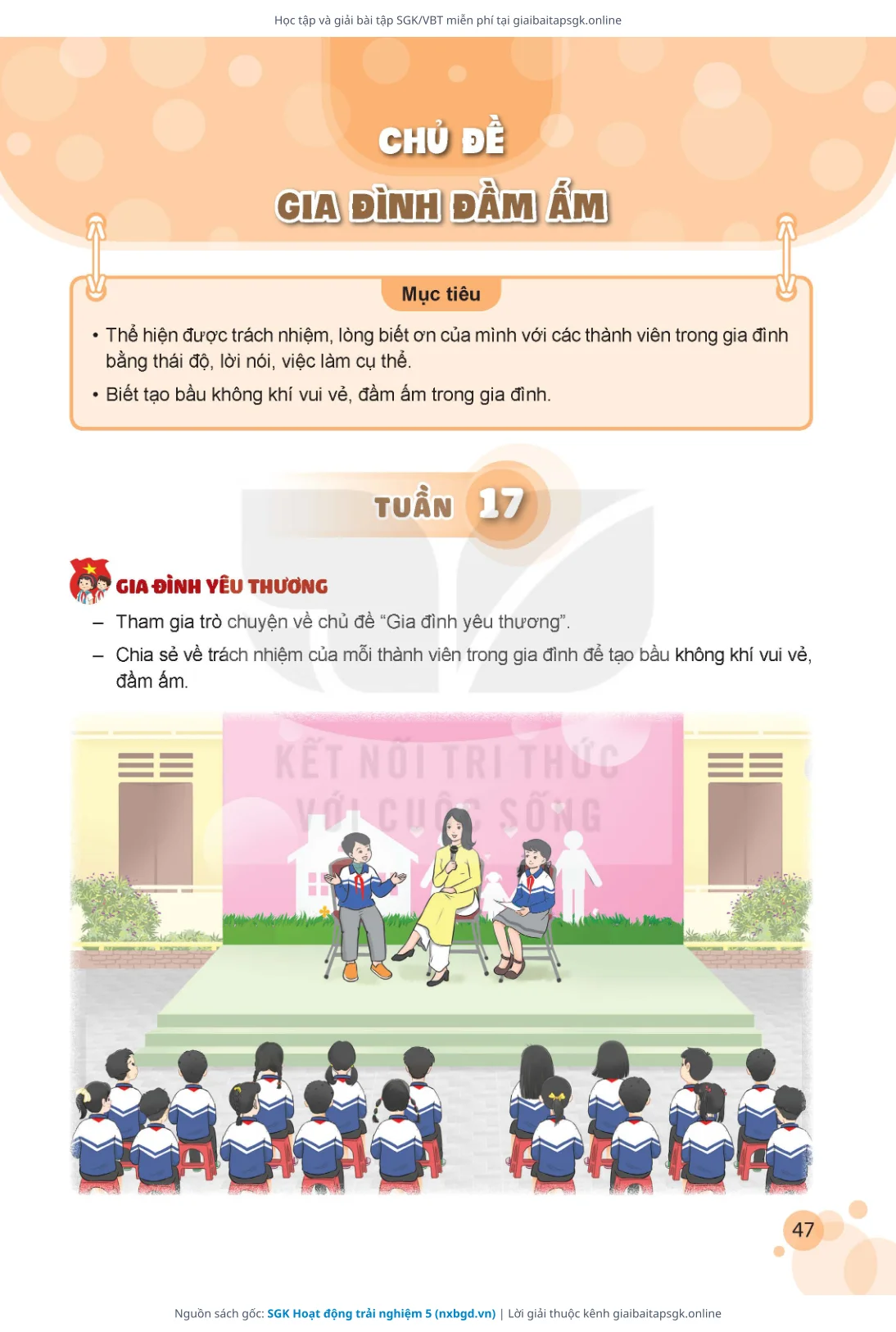 Trang 48 sách giáo khoa SGK Hoạt động trải nghiệm 5 thu nhỏ