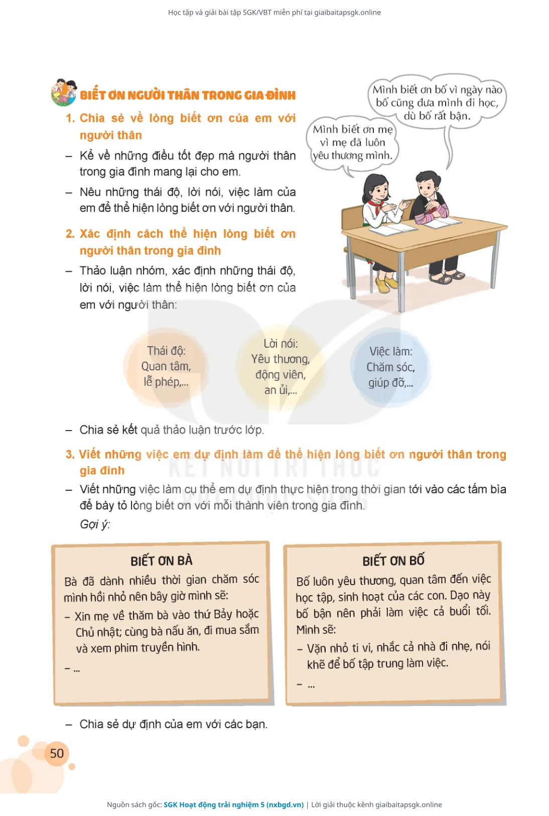 Trang 51 sách giáo khoa SGK Hoạt động trải nghiệm 5 thu nhỏ