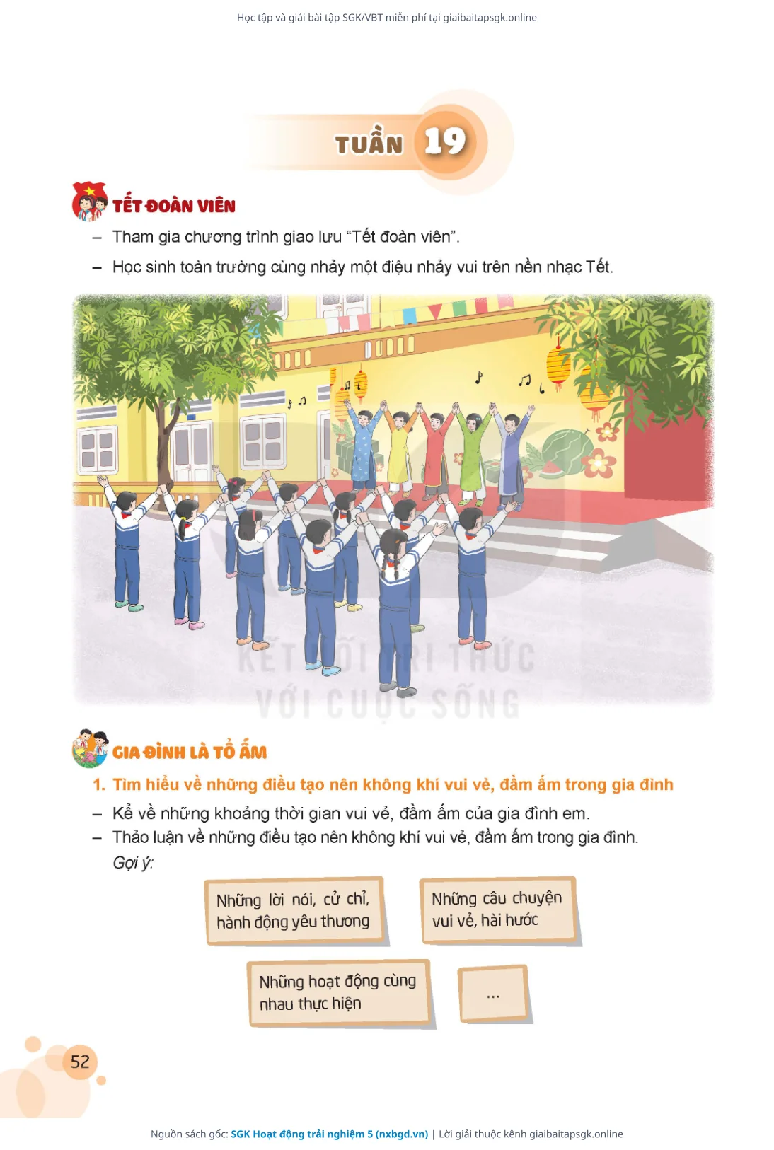 Trang 53 sách giáo khoa SGK Hoạt động trải nghiệm 5 thu nhỏ