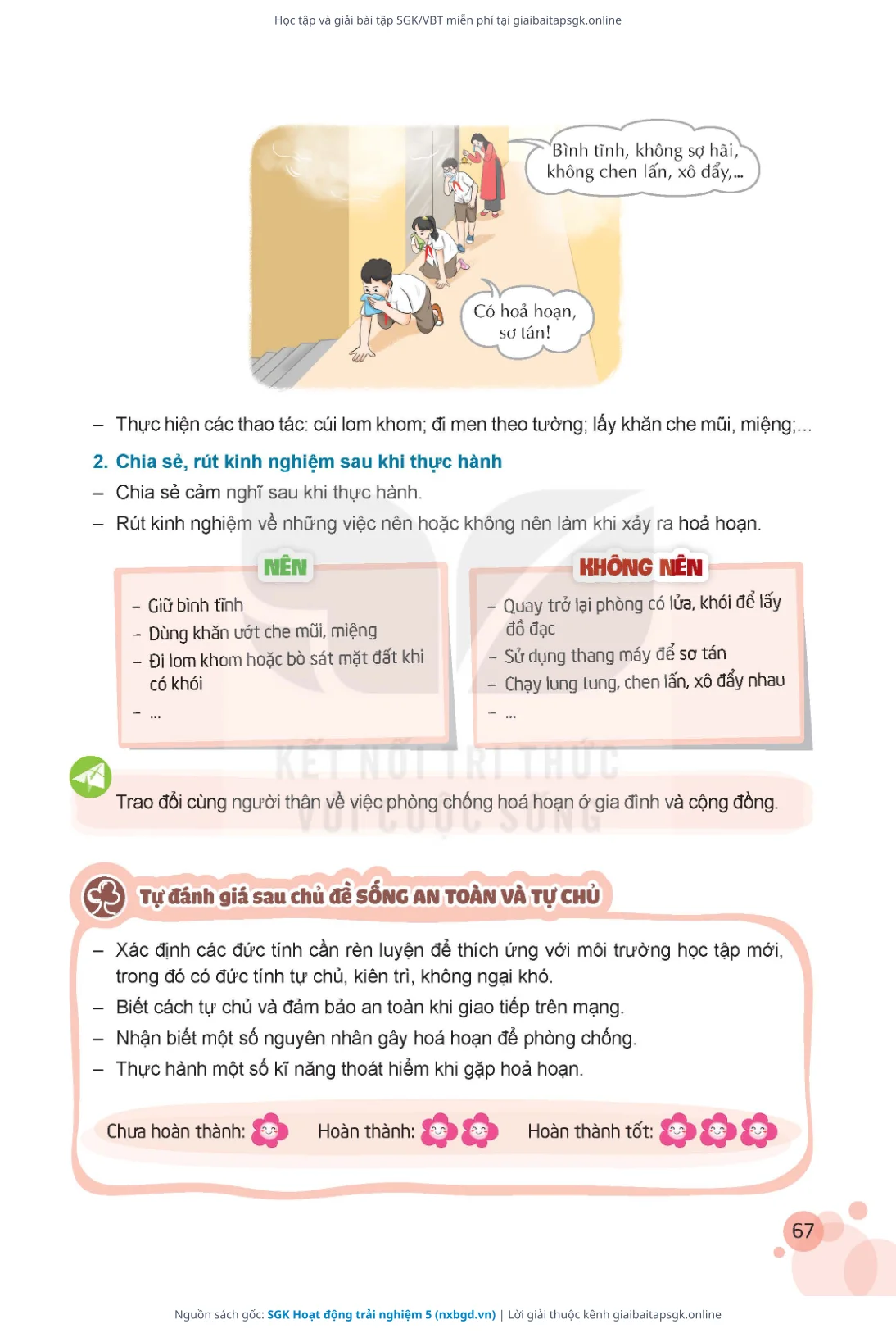 Trang 68 sách giáo khoa SGK Hoạt động trải nghiệm 5 thu nhỏ