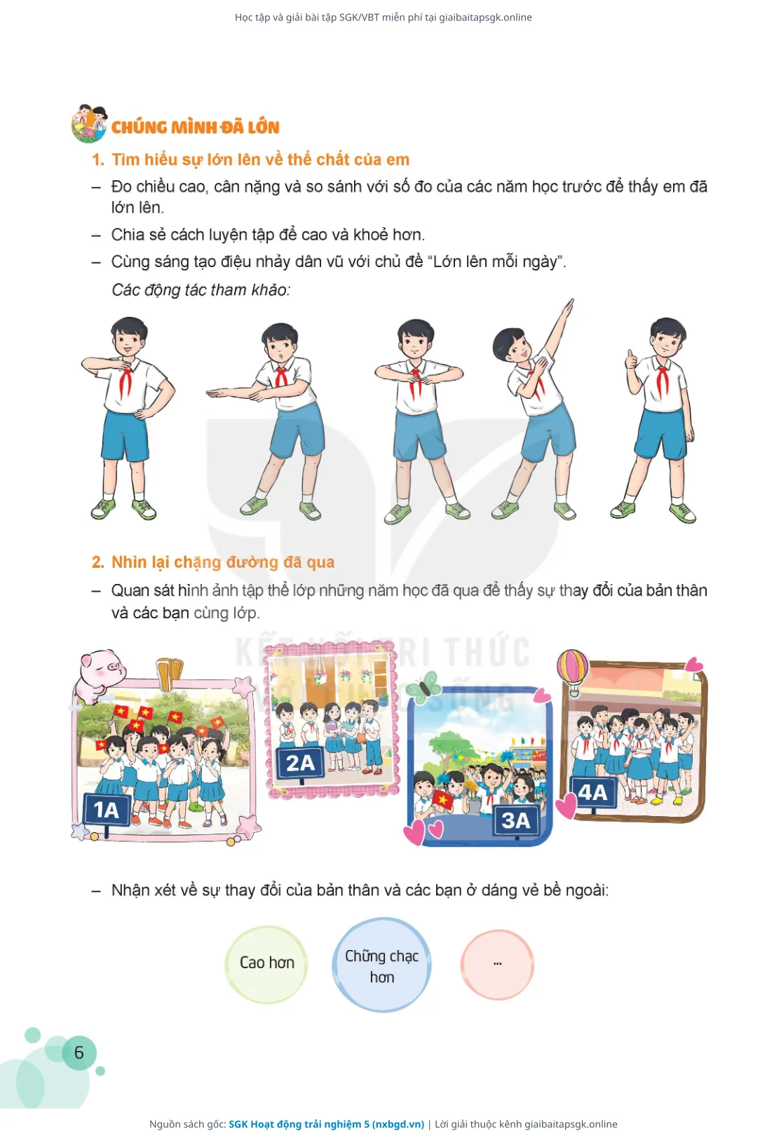 Trang 7 sách giáo khoa SGK Hoạt động trải nghiệm 5 thu nhỏ