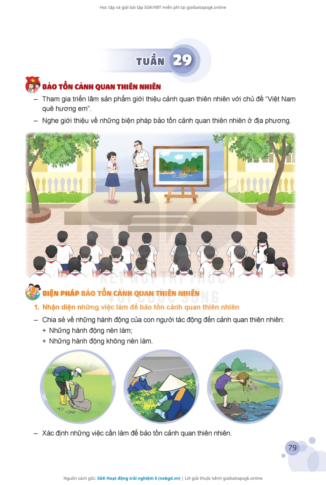 Trang 80 sách giáo khoa SGK Hoạt động trải nghiệm 5 thu nhỏ