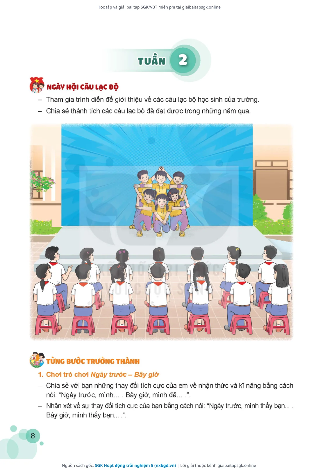 Trang 9 sách giáo khoa SGK Hoạt động trải nghiệm 5 thu nhỏ