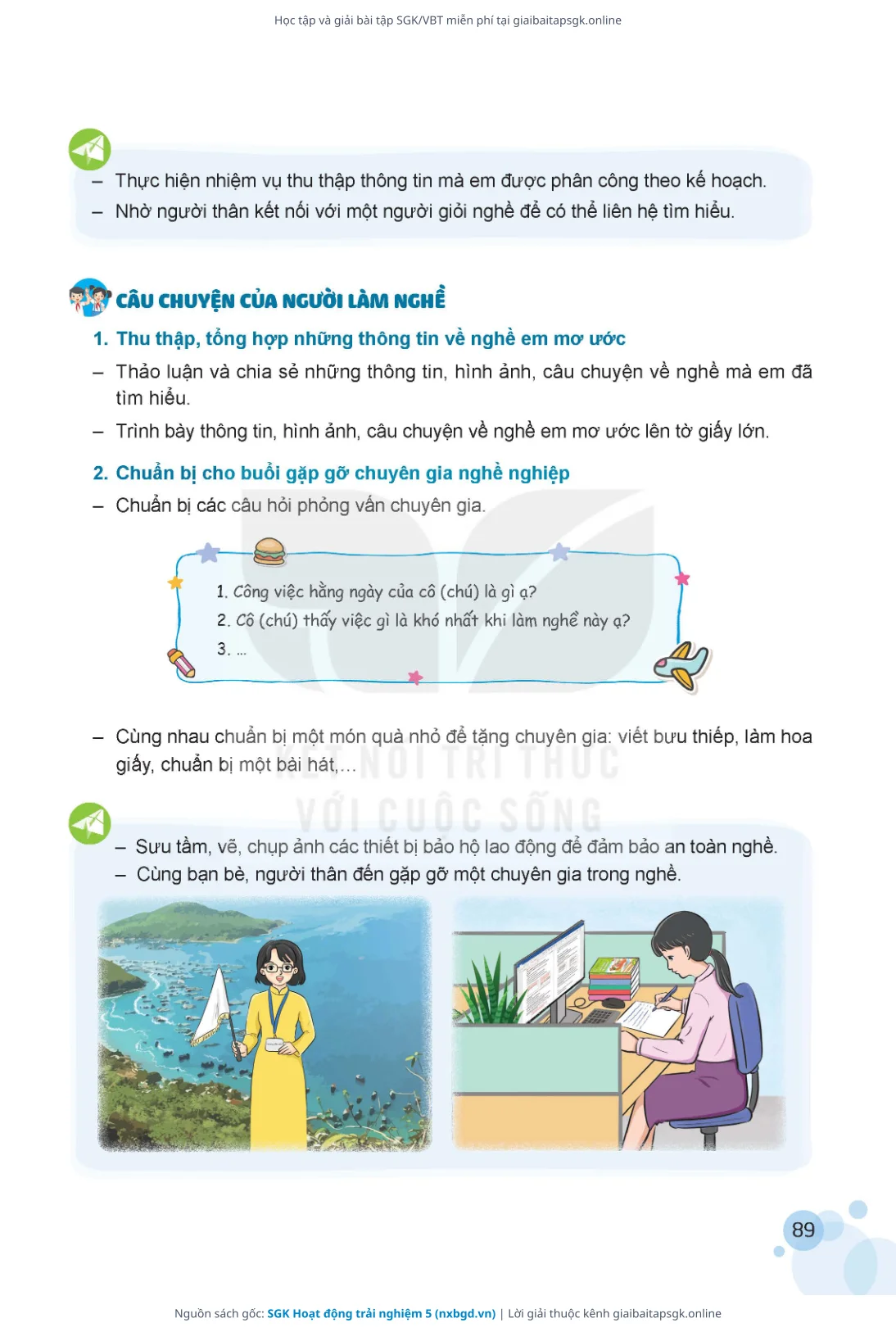 Trang 90 sách giáo khoa SGK Hoạt động trải nghiệm 5 thu nhỏ