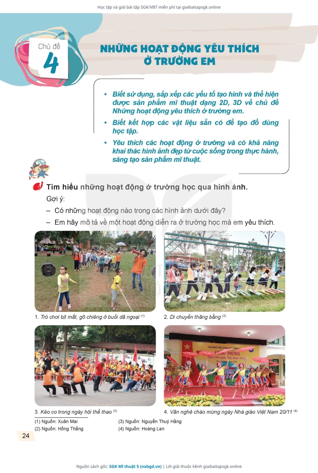 Trang 23 sách giáo khoa SGK Mĩ thuật 5 thu nhỏ