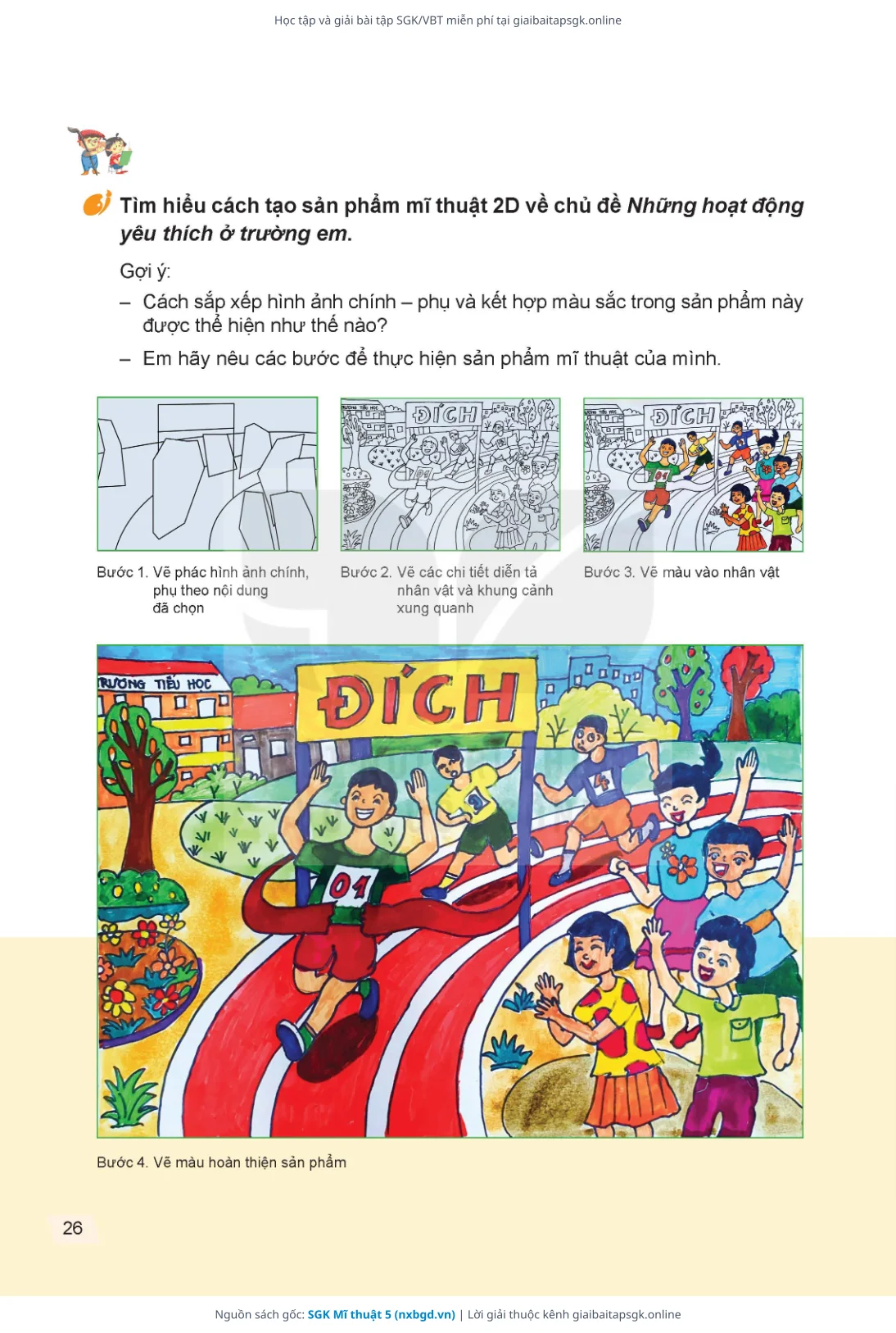 Trang 27 sách giáo khoa SGK Mĩ thuật 5 thu nhỏ