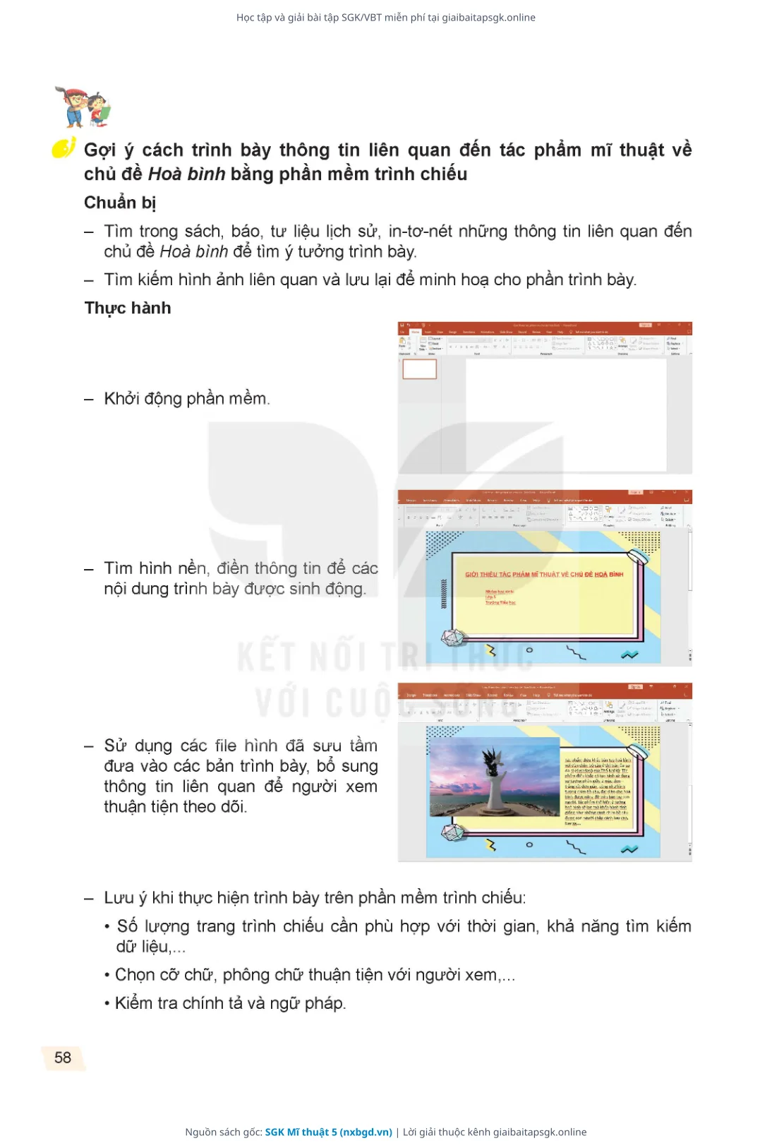Trang 59 sách giáo khoa SGK Mĩ thuật 5 thu nhỏ