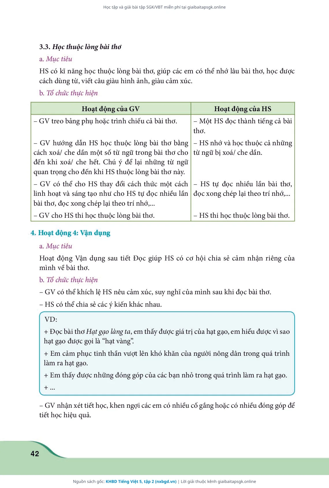 Trang 42 sách giáo khoa KHBD Tiếng Việt 5, tập 2 thu nhỏ