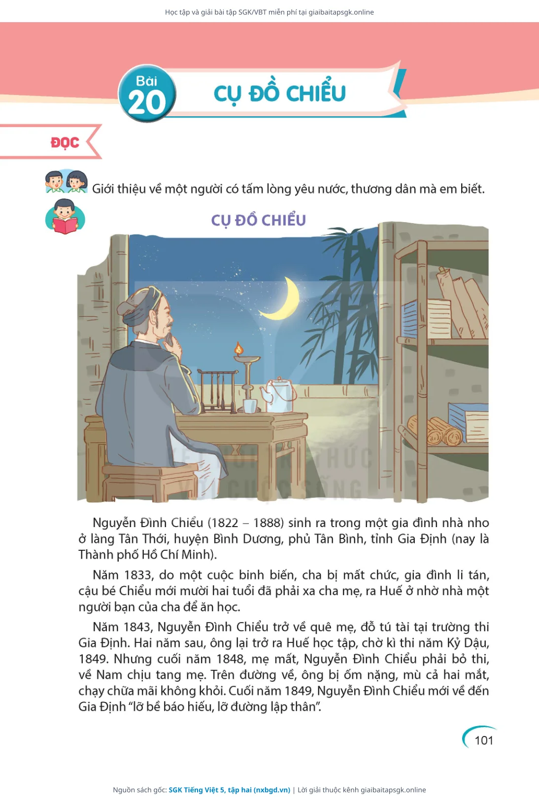 Trang 101 sách giáo khoa SGK Tiếng Việt 5, tập hai bản chuẩn