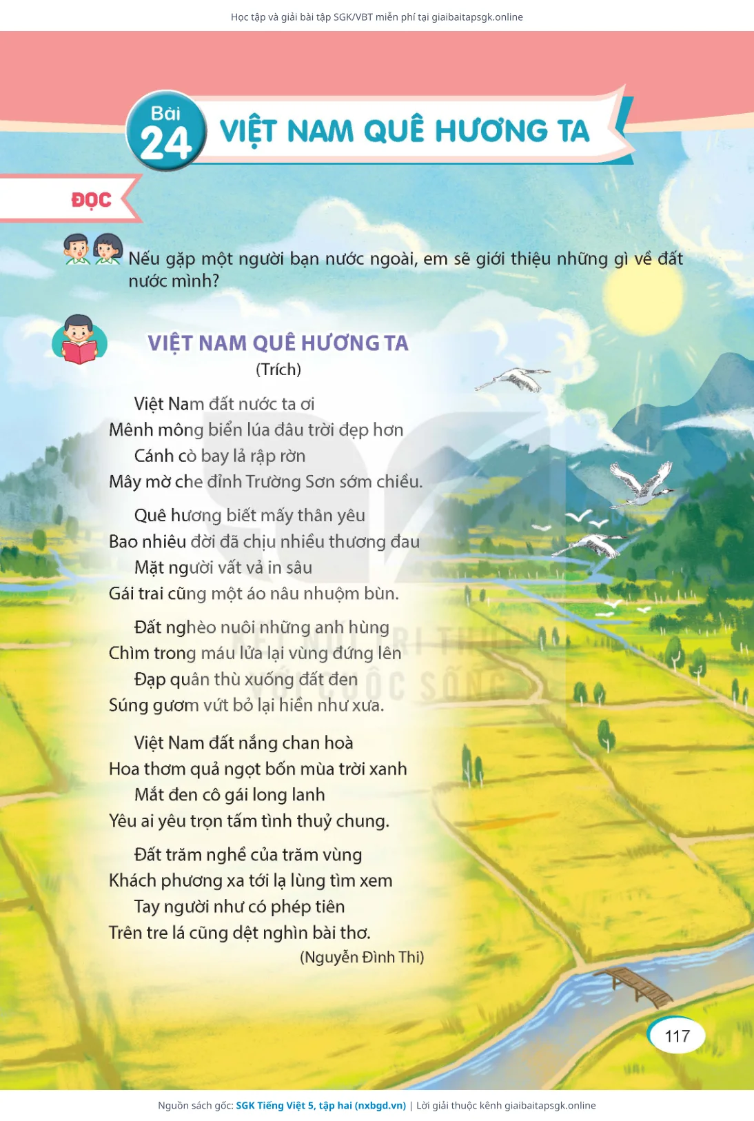 Trang 117 sách giáo khoa SGK Tiếng Việt 5, tập hai bản chuẩn