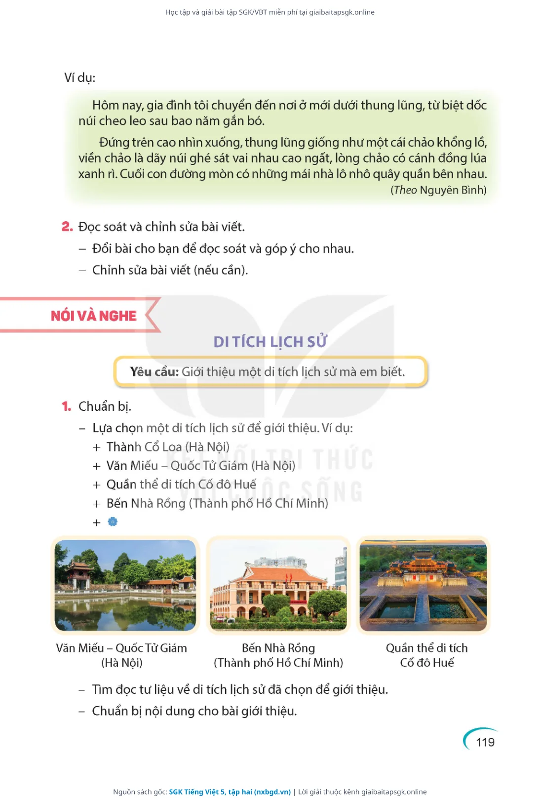 Trang 120 sách giáo khoa SGK Tiếng Việt 5, tập hai thu nhỏ
