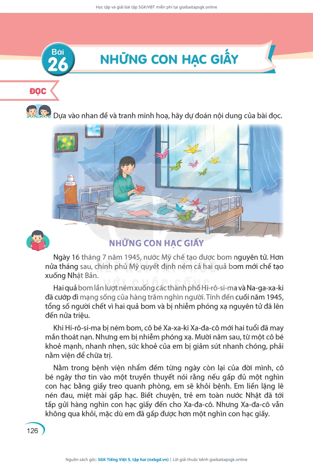 Trang 127 sách giáo khoa SGK Tiếng Việt 5, tập hai thu nhỏ