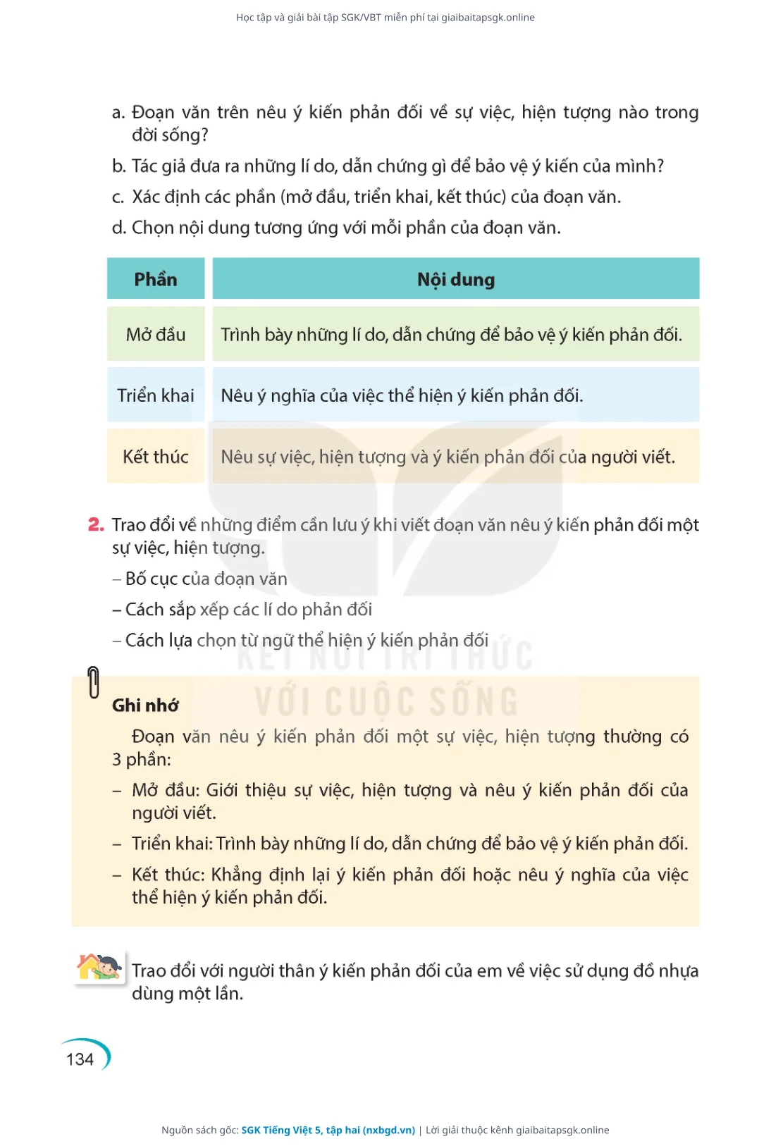 Trang 135 sách giáo khoa SGK Tiếng Việt 5, tập hai thu nhỏ