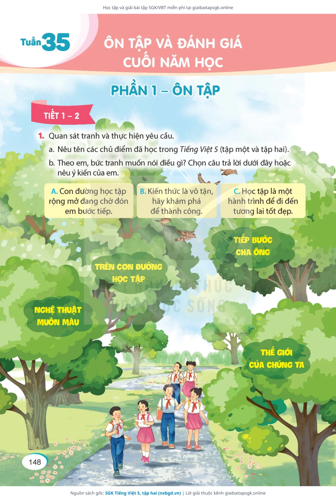 Trang 149 sách giáo khoa SGK Tiếng Việt 5, tập hai thu nhỏ