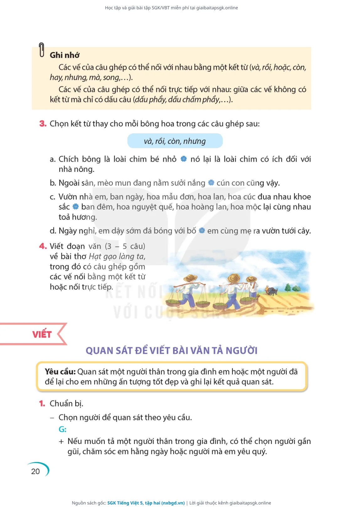 Trang 21 sách giáo khoa SGK Tiếng Việt 5, tập hai thu nhỏ