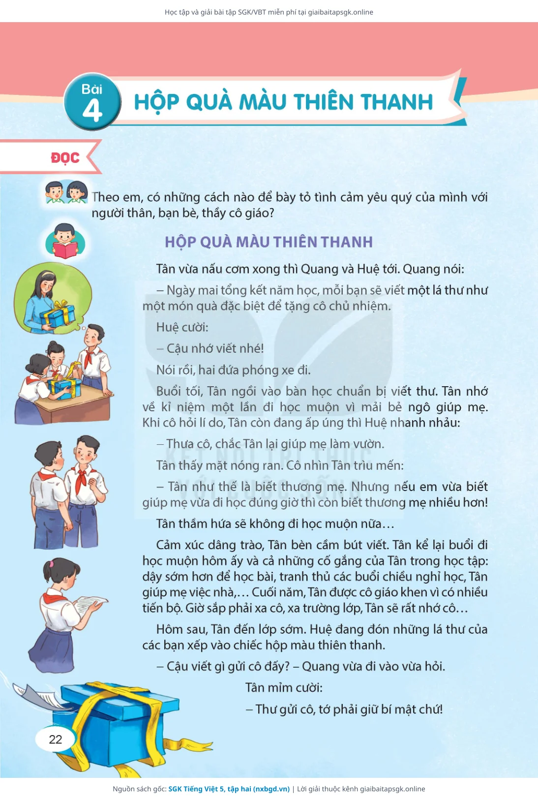 Trang 23 sách giáo khoa SGK Tiếng Việt 5, tập hai thu nhỏ
