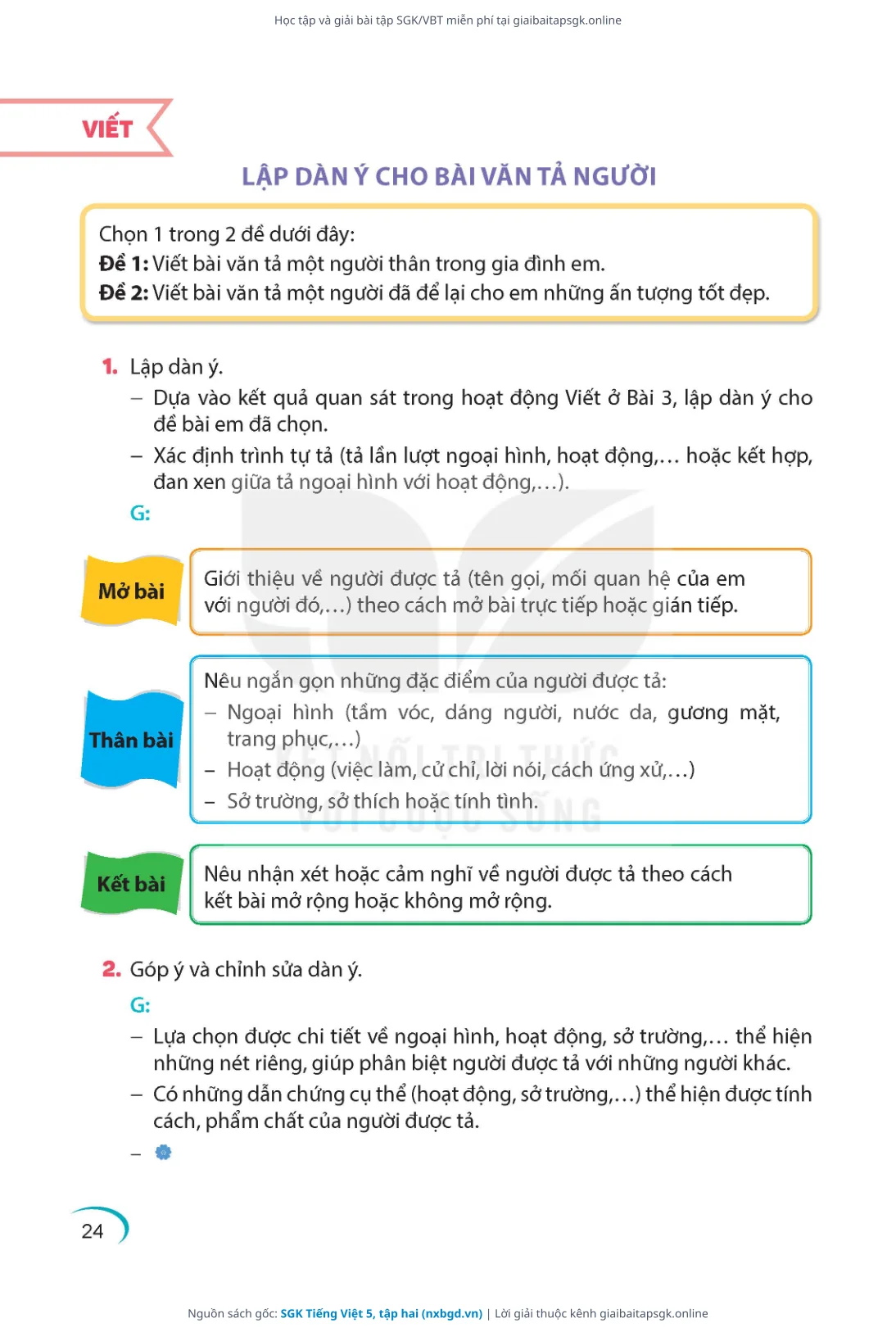 Trang 25 sách giáo khoa SGK Tiếng Việt 5, tập hai thu nhỏ