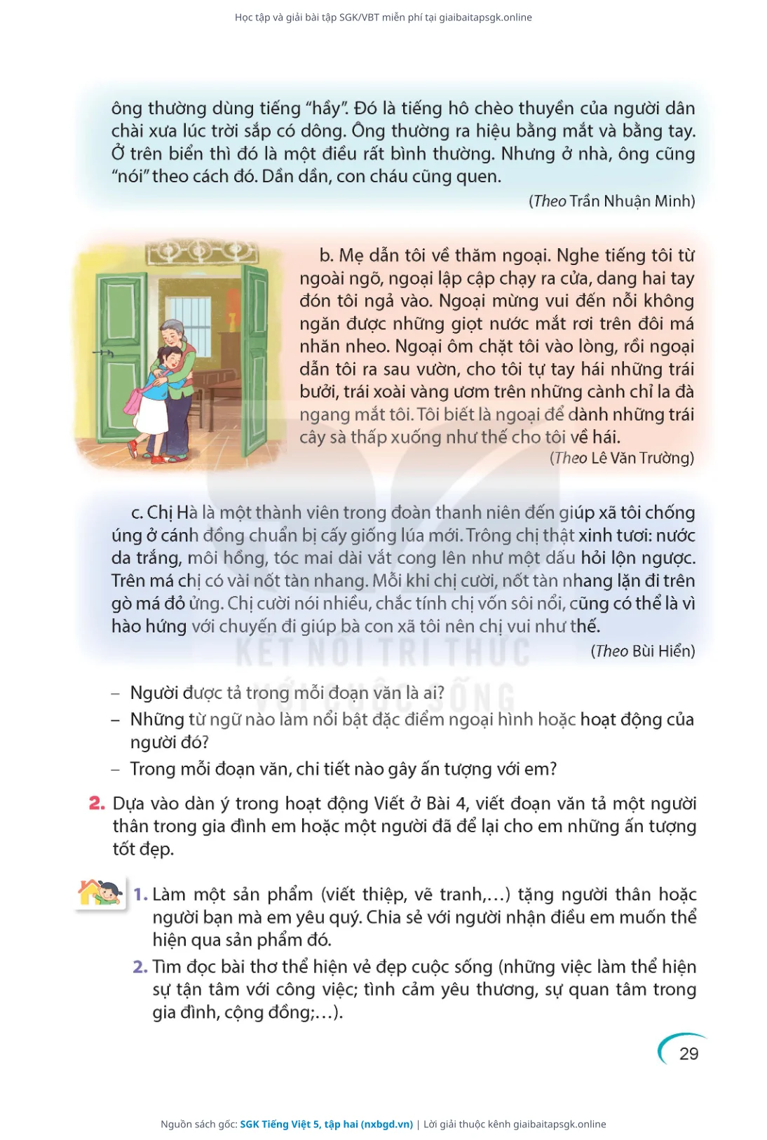 Trang 30 sách giáo khoa SGK Tiếng Việt 5, tập hai thu nhỏ