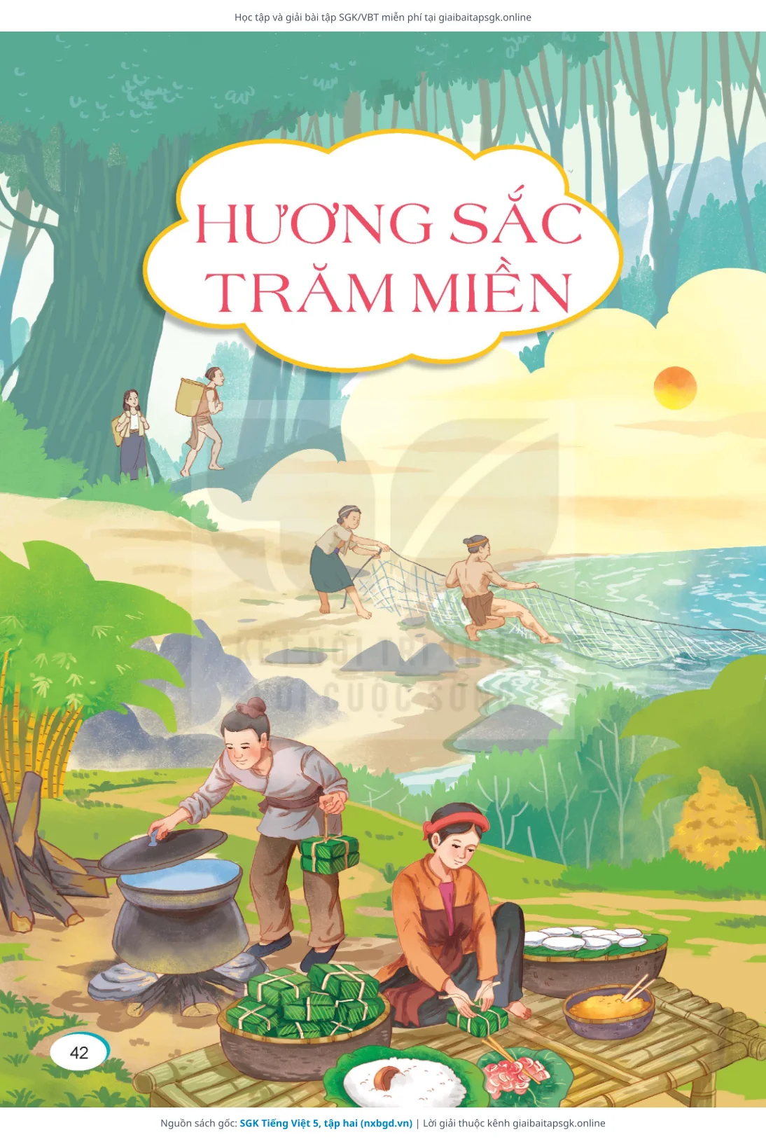 Trang 42 sách giáo khoa SGK Tiếng Việt 5, tập hai bản chuẩn
