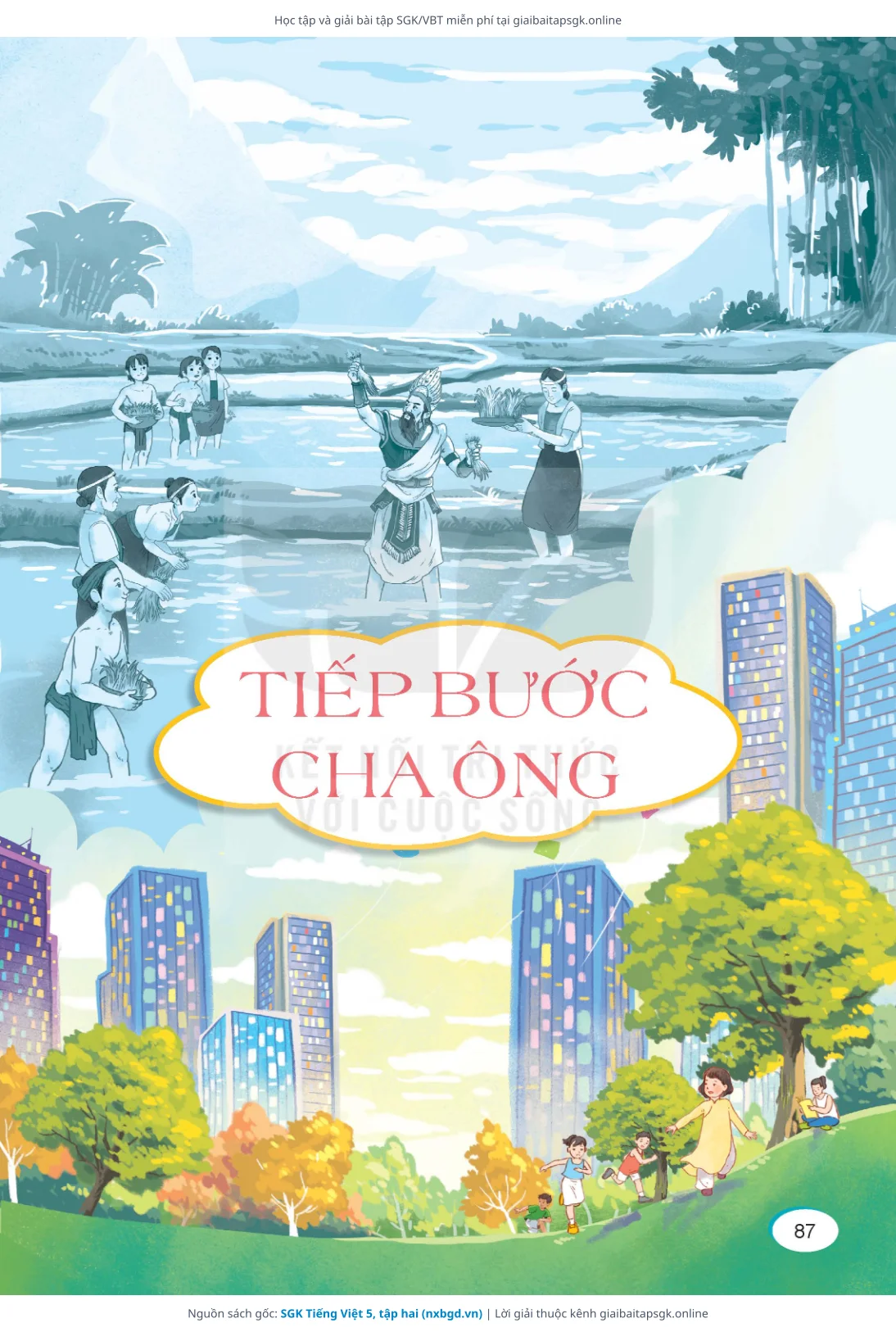 Trang 87 sách giáo khoa SGK Tiếng Việt 5, tập hai bản chuẩn