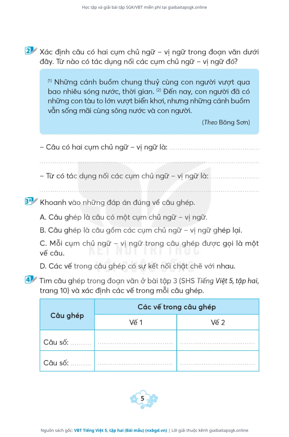 Trang 6 sách giáo khoa VBT Tiếng Việt 5, tập hai (Bài mẫu) thu nhỏ