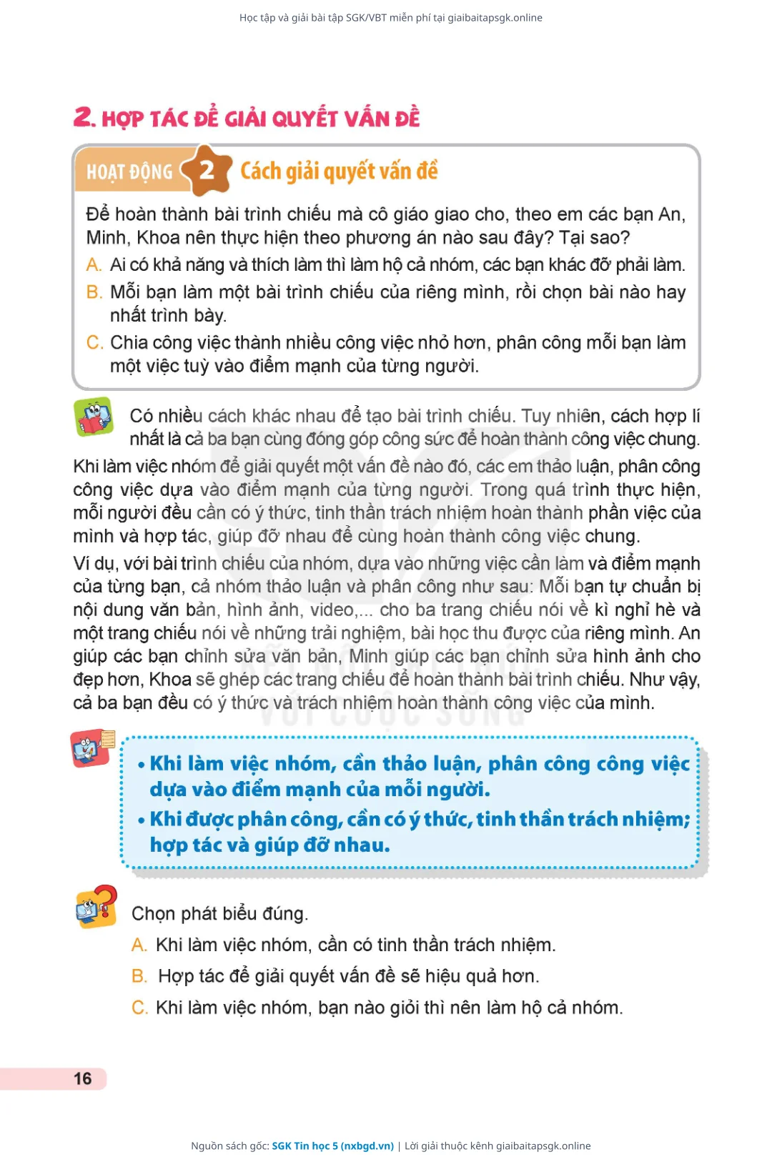 Trang 17 sách giáo khoa SGK Tin học 5 thu nhỏ