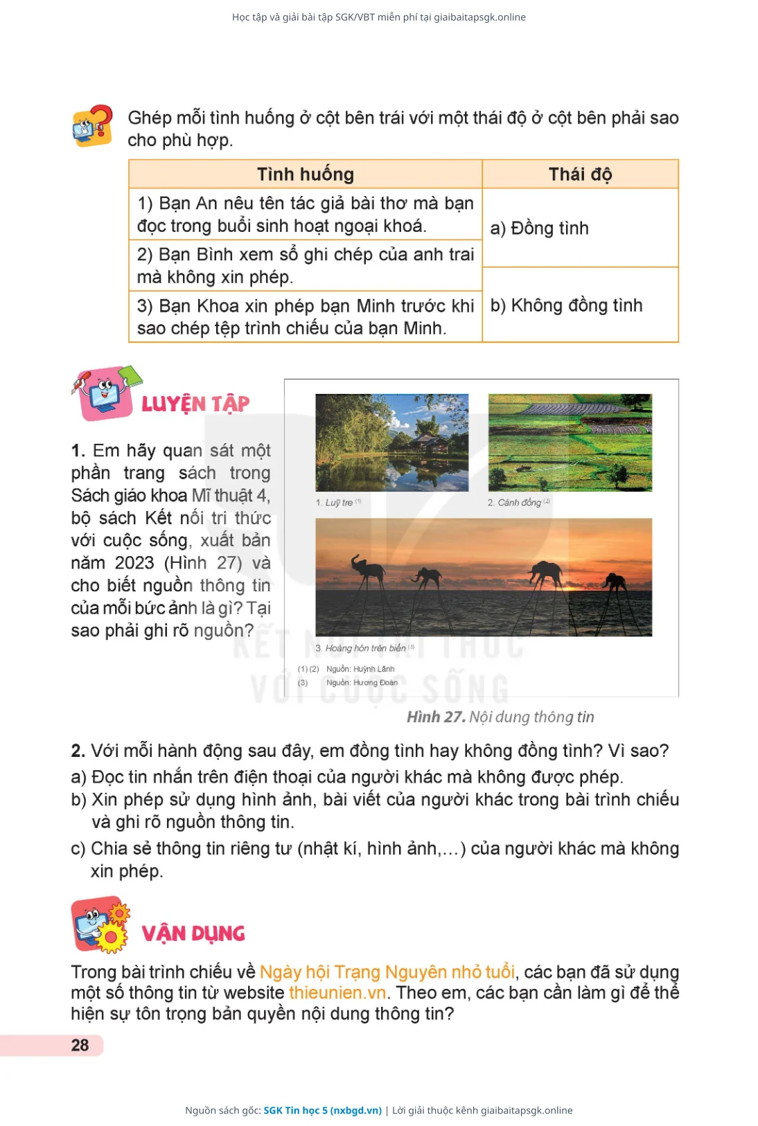 Trang 29 sách giáo khoa SGK Tin học 5 thu nhỏ