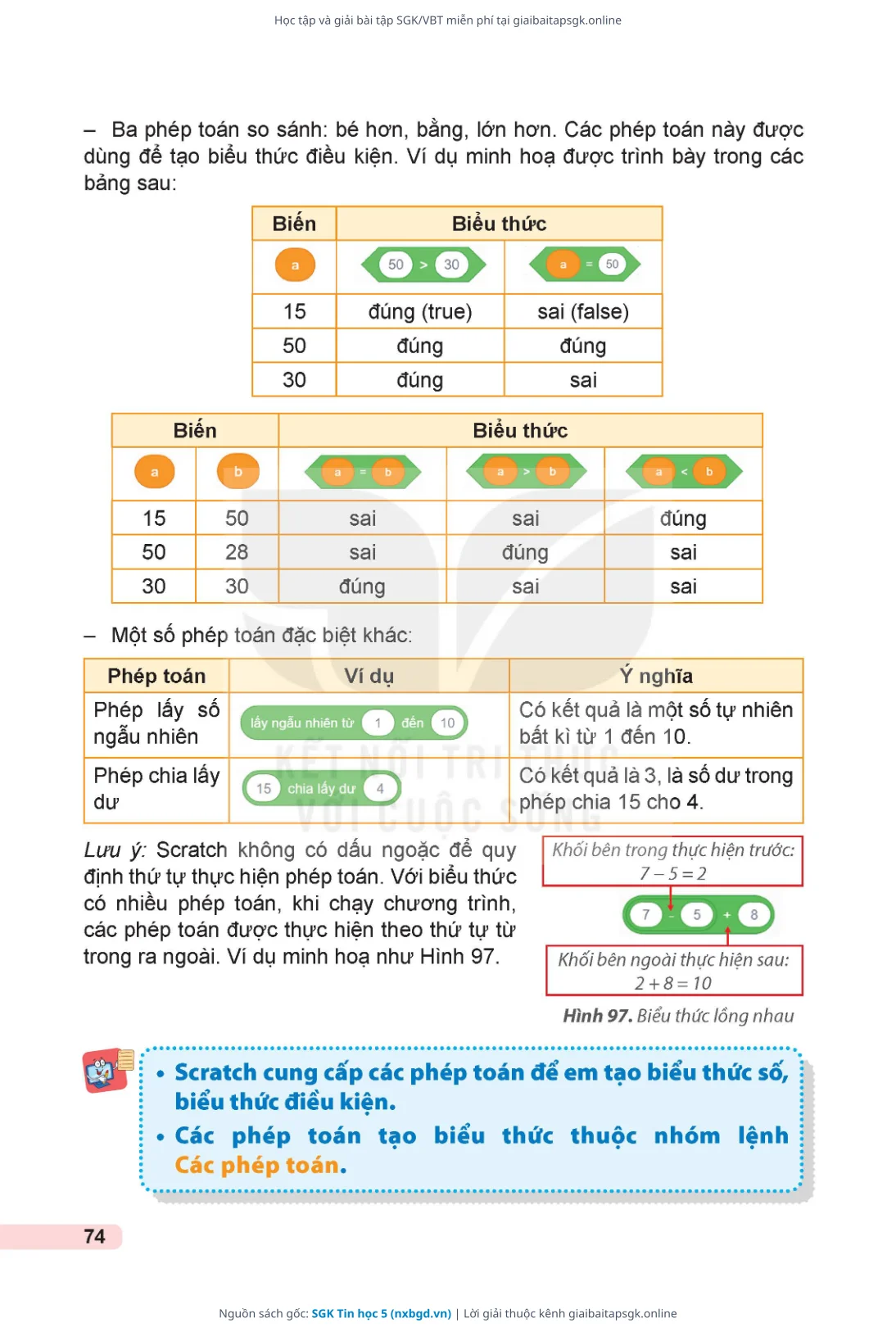 Trang 75 sách giáo khoa SGK Tin học 5 thu nhỏ