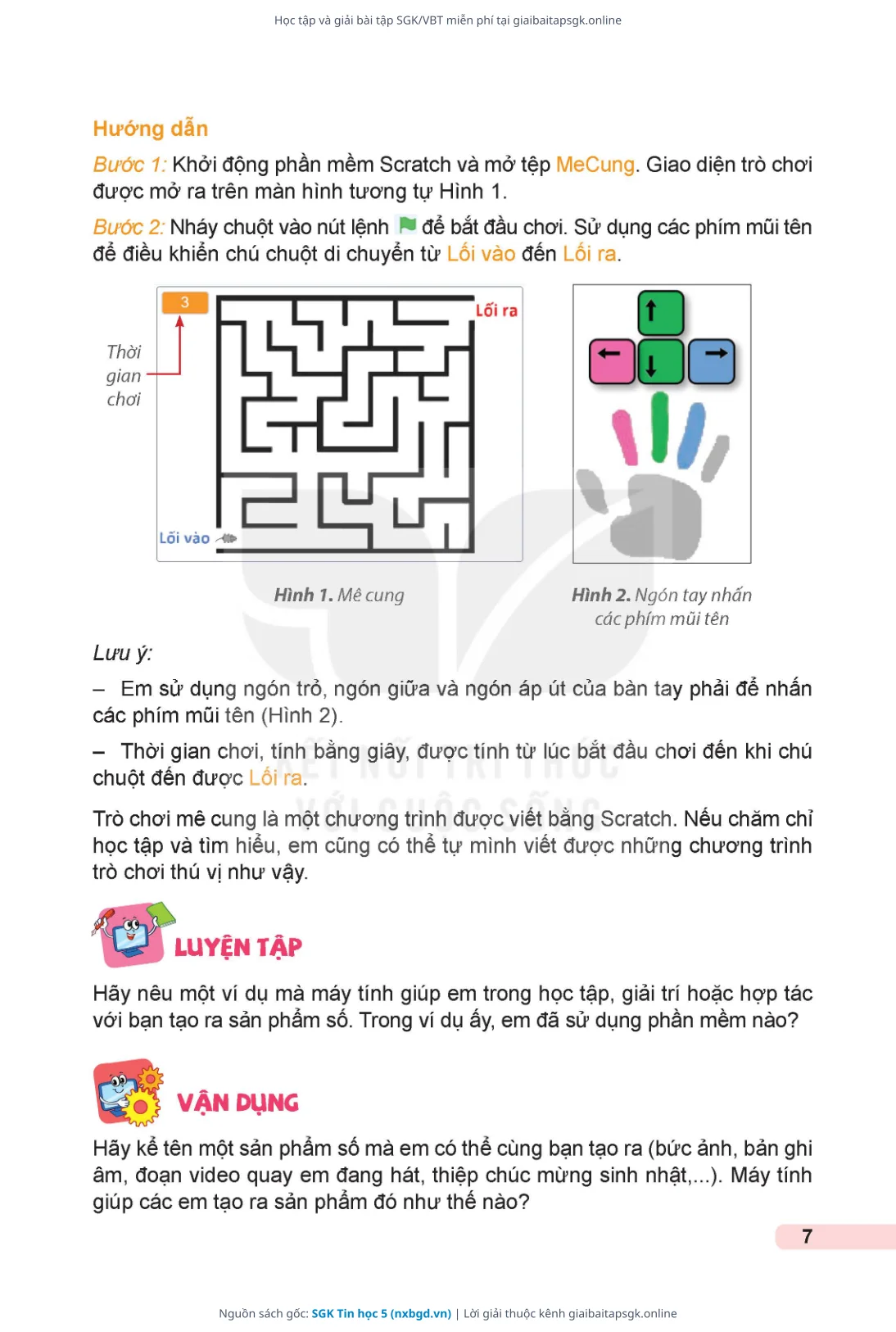 Trang 8 sách giáo khoa SGK Tin học 5 thu nhỏ