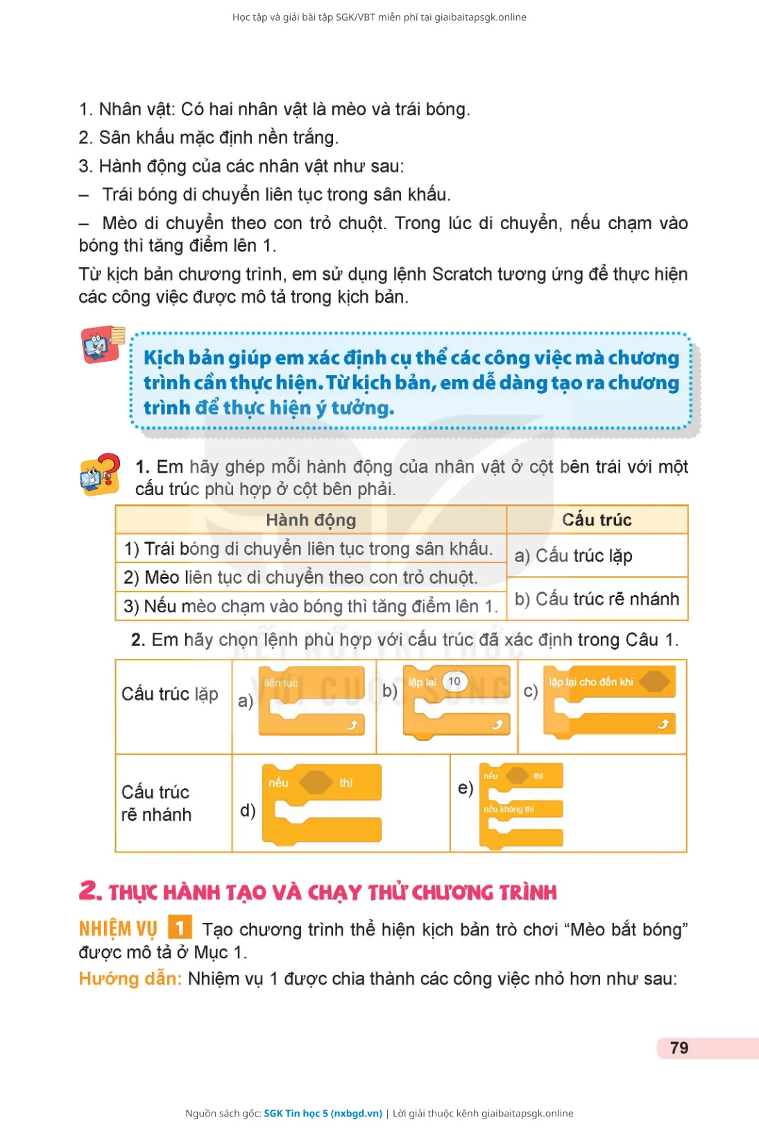 Trang 80 sách giáo khoa SGK Tin học 5 thu nhỏ