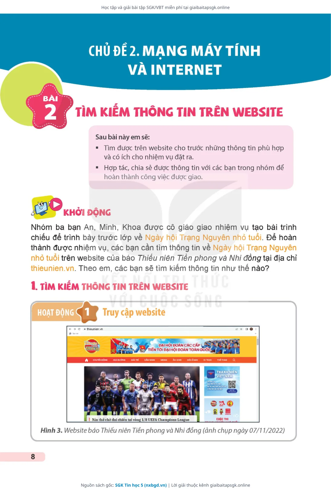 Trang 9 sách giáo khoa SGK Tin học 5 thu nhỏ