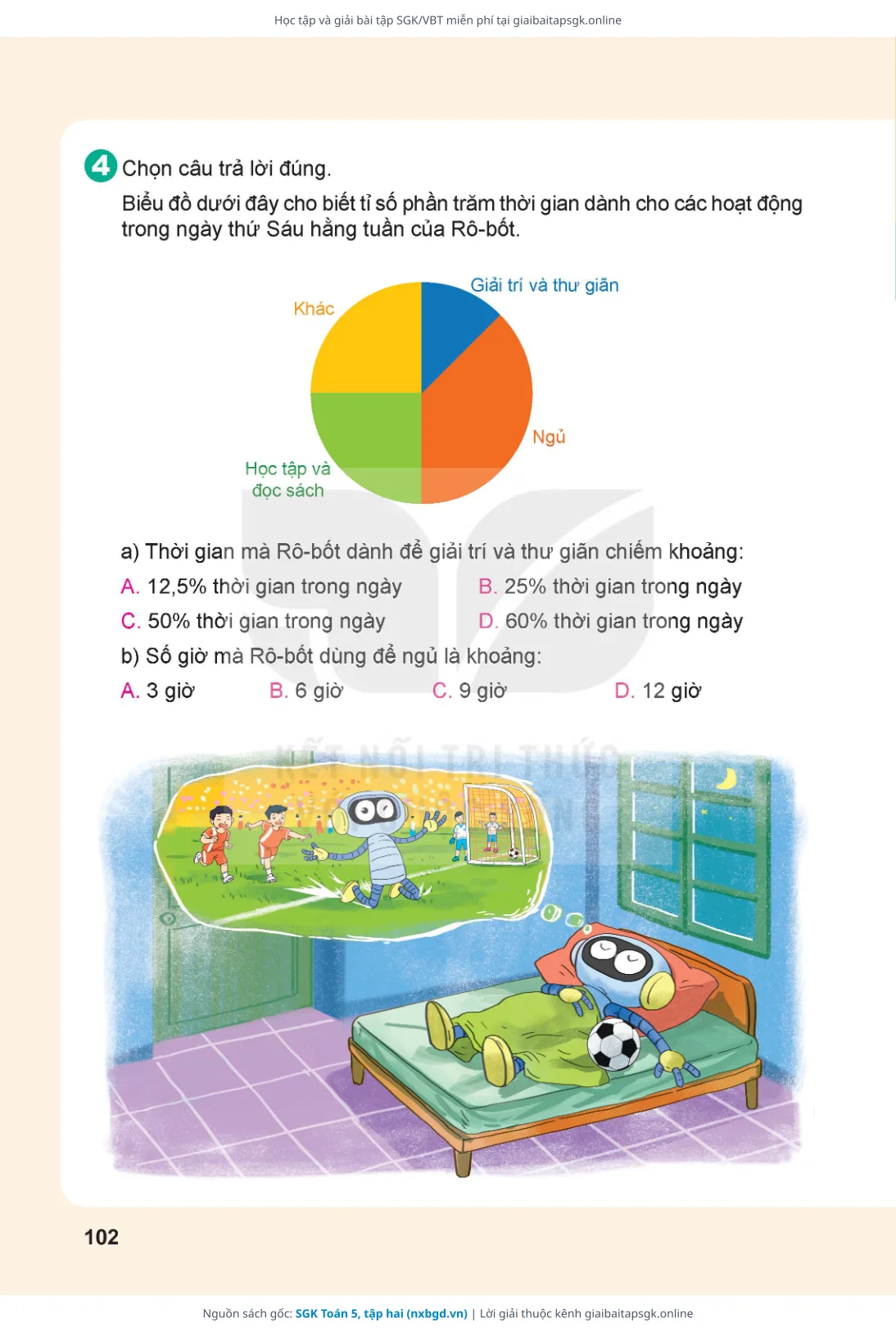 Trang 103 sách giáo khoa SGK Toán 5, tập hai thu nhỏ
