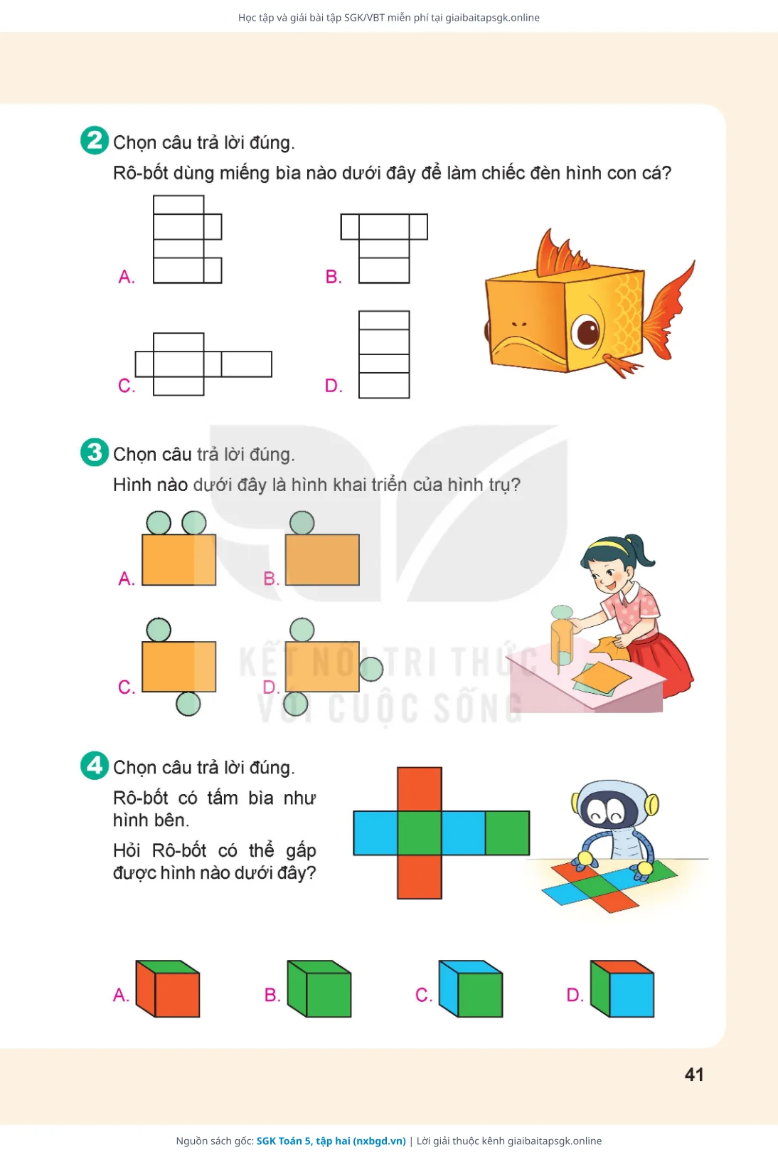 Trang 42 sách giáo khoa SGK Toán 5, tập hai thu nhỏ