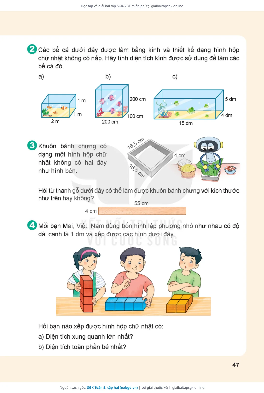 Trang 48 sách giáo khoa SGK Toán 5, tập hai thu nhỏ